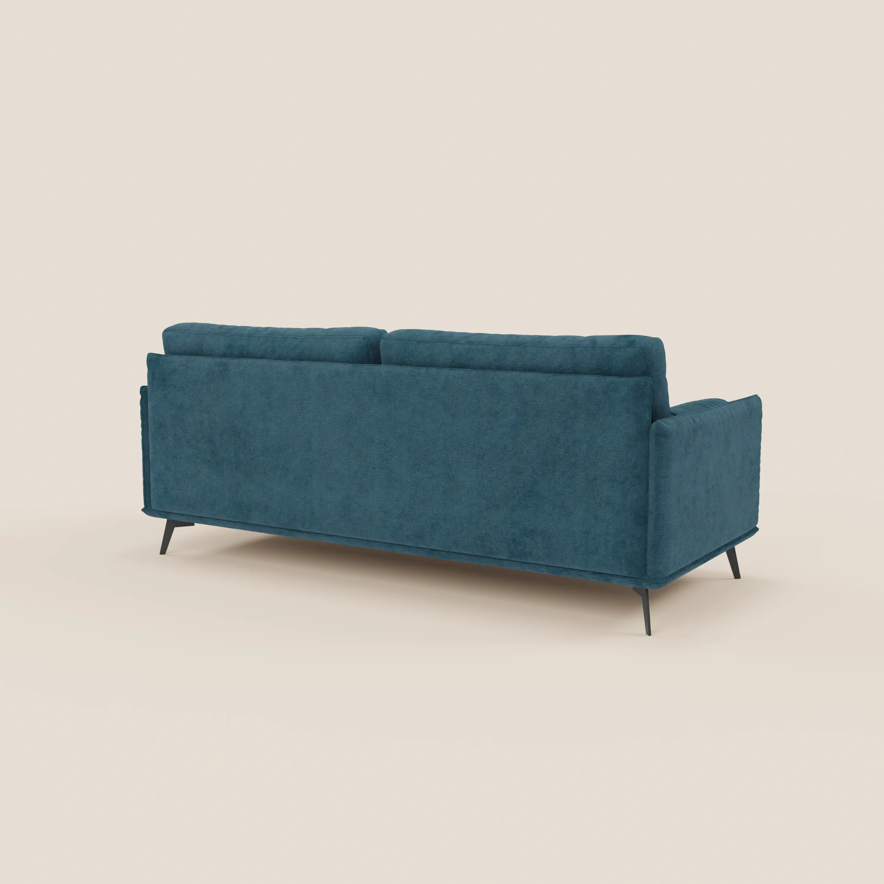 Basalto canapé linéaire 2 ou 3 places avec assise unique et base en métal en tissu détachable T31 - Image 7