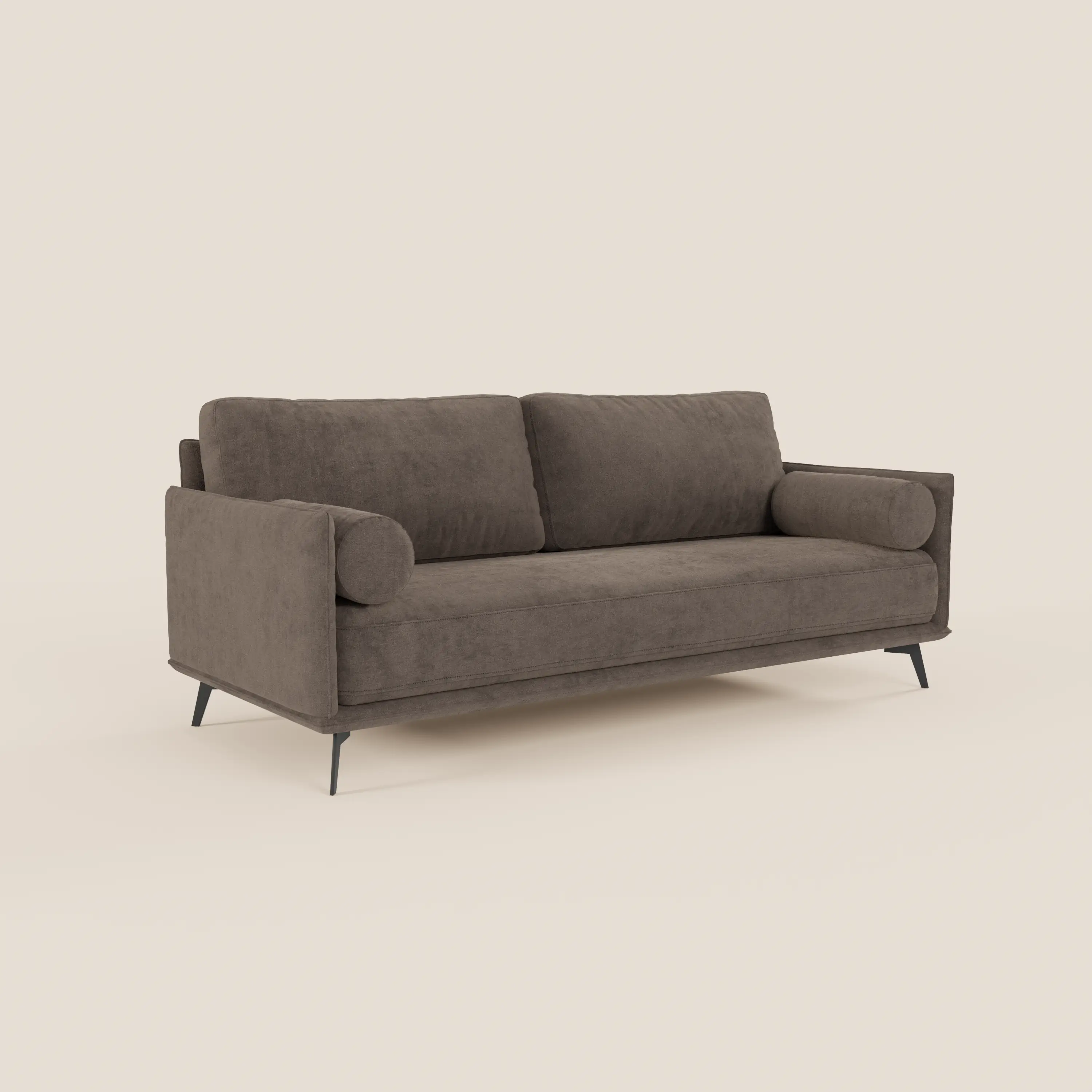 Basalto canapé linéaire 2 ou 3 places avec assise unique et base en métal en tissu détachable T31 - Image 73