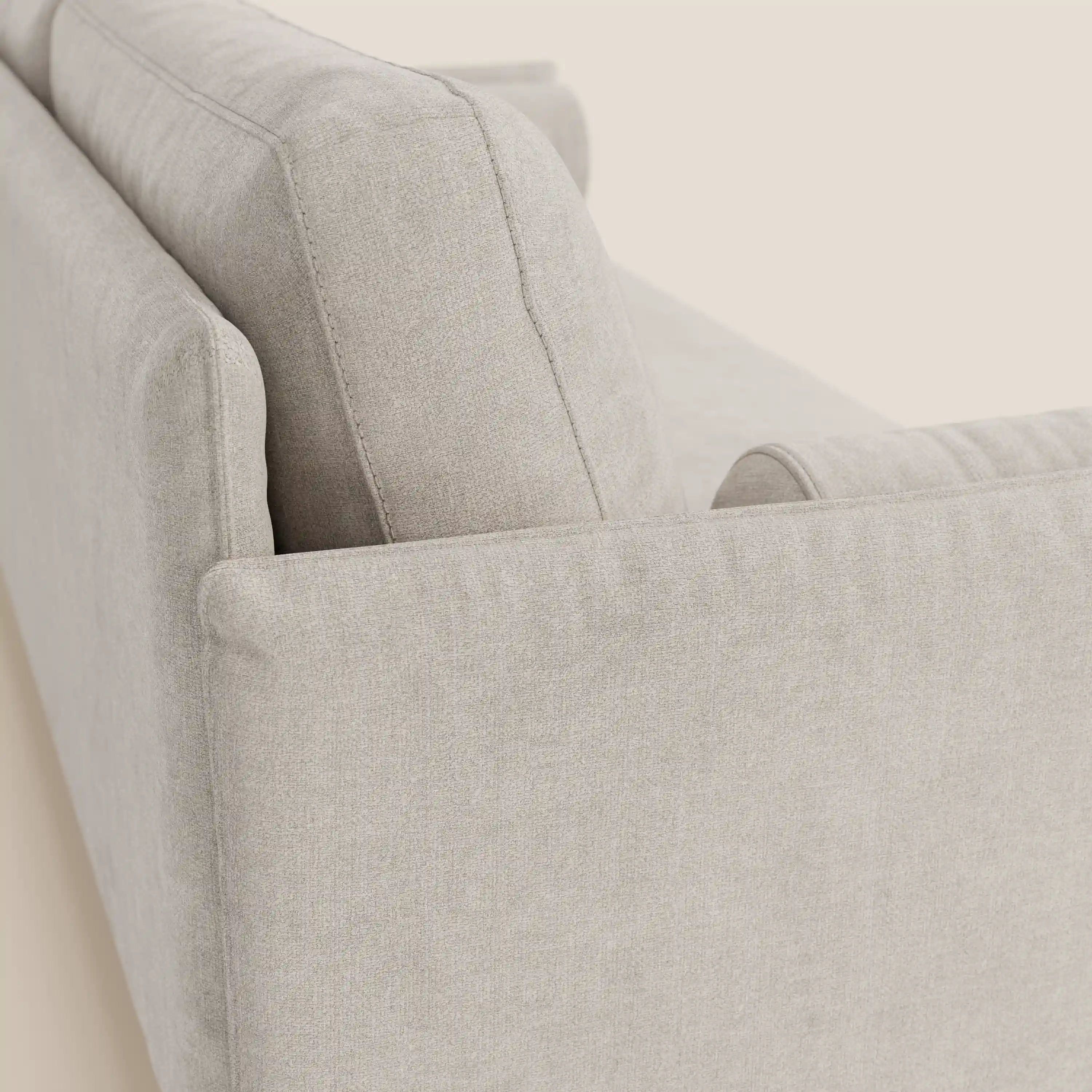 Basalto canapé linéaire 2 ou 3 places avec assise unique et base en métal en tissu détachable T31 - Image 89