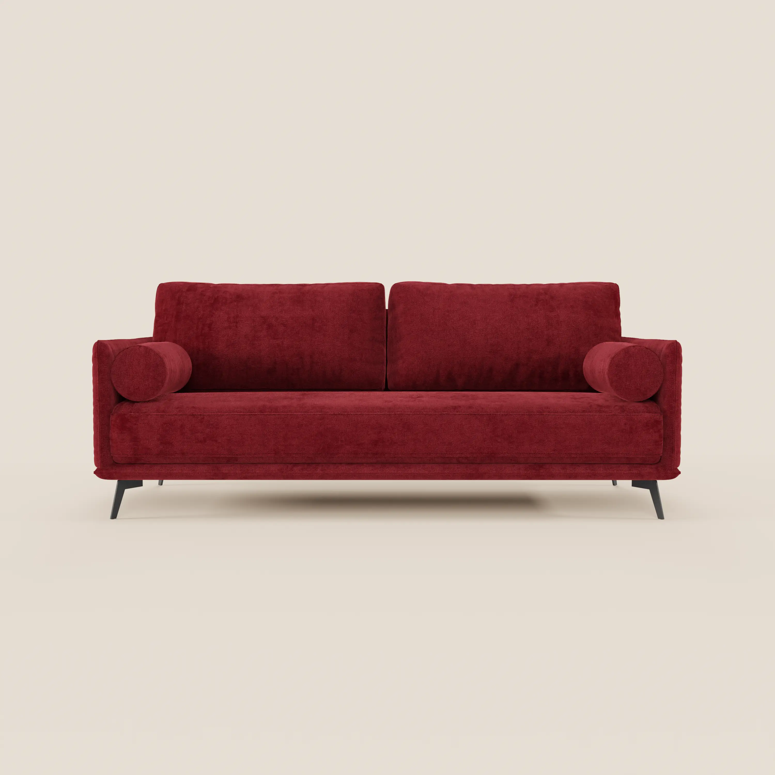 Basalto canapé linéaire 2 ou 3 places avec assise unique et base en métal en tissu détachable T31 - Image 92