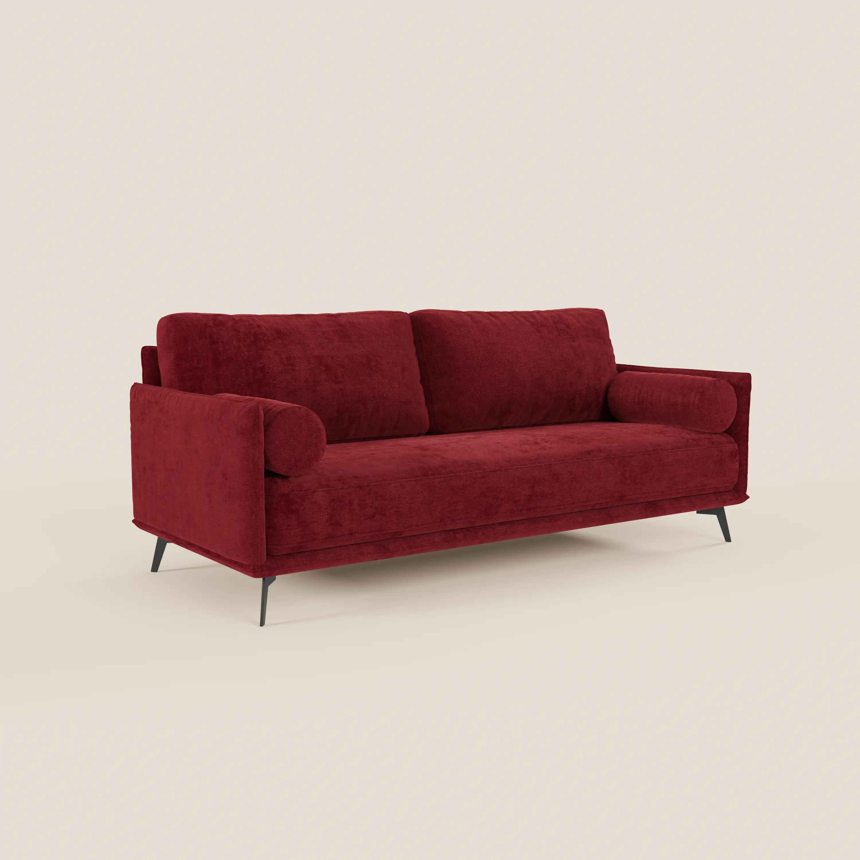 Basalto canapé linéaire 2 ou 3 places avec assise unique et base en métal en tissu détachable T31 - Image 93