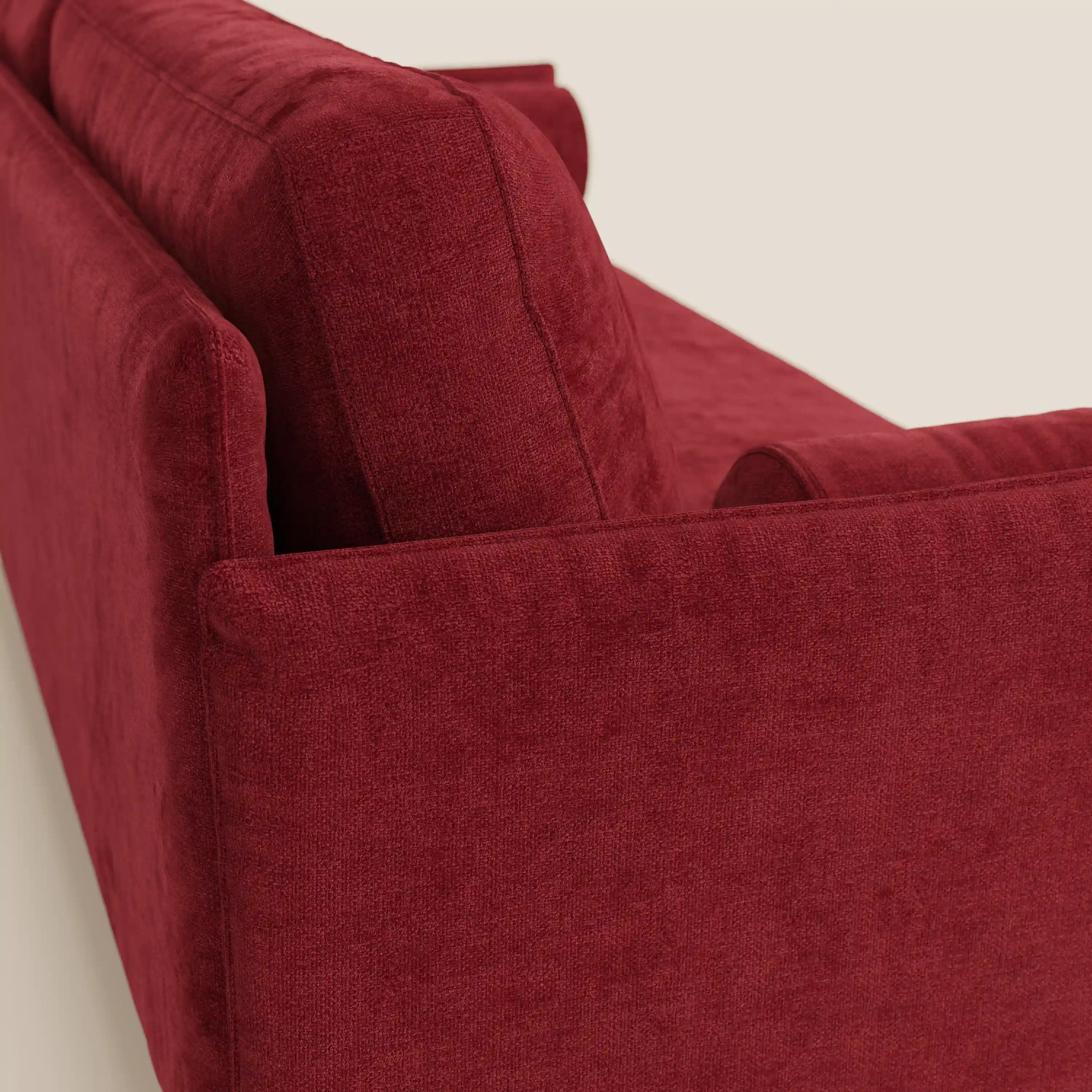 Basalto canapé linéaire 2 ou 3 places avec assise unique et base en métal en tissu détachable T31 - Image 99