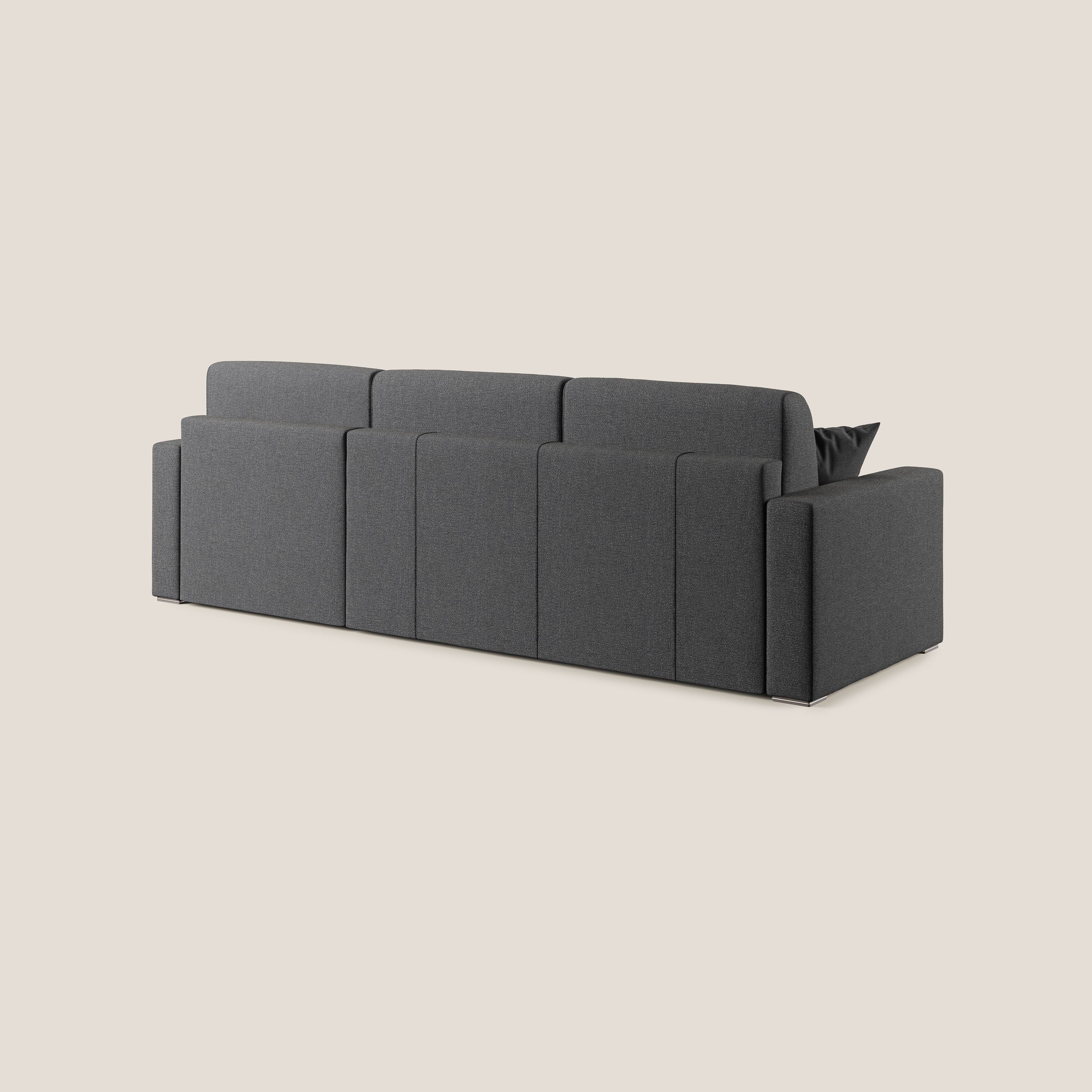 Best Canapé d'angle convertible en tissu détachable QuickClean T08 anthracite - Image 7