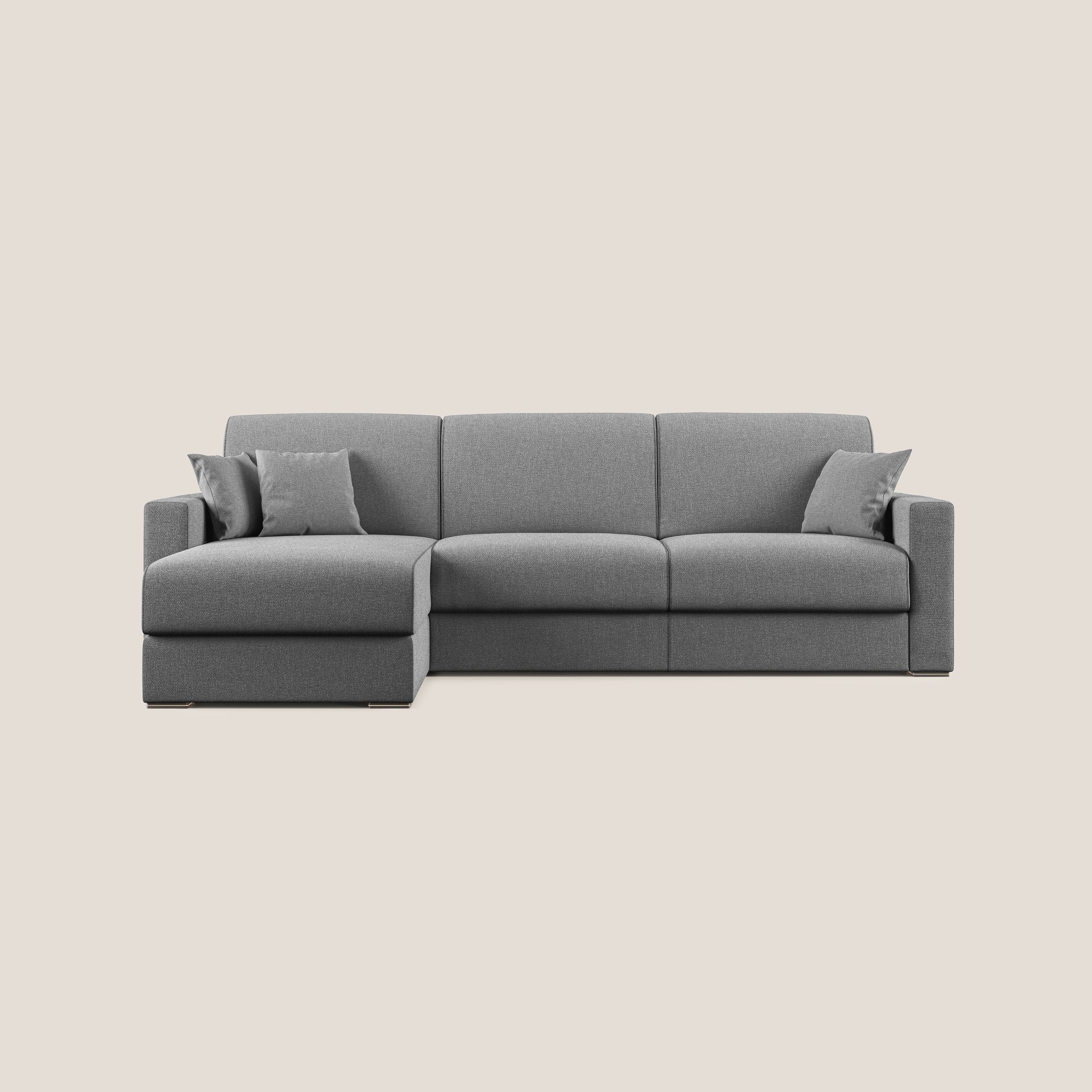 Best Canapé d'angle convertible en tissu détachable QuickClean T08 gris - Image 10