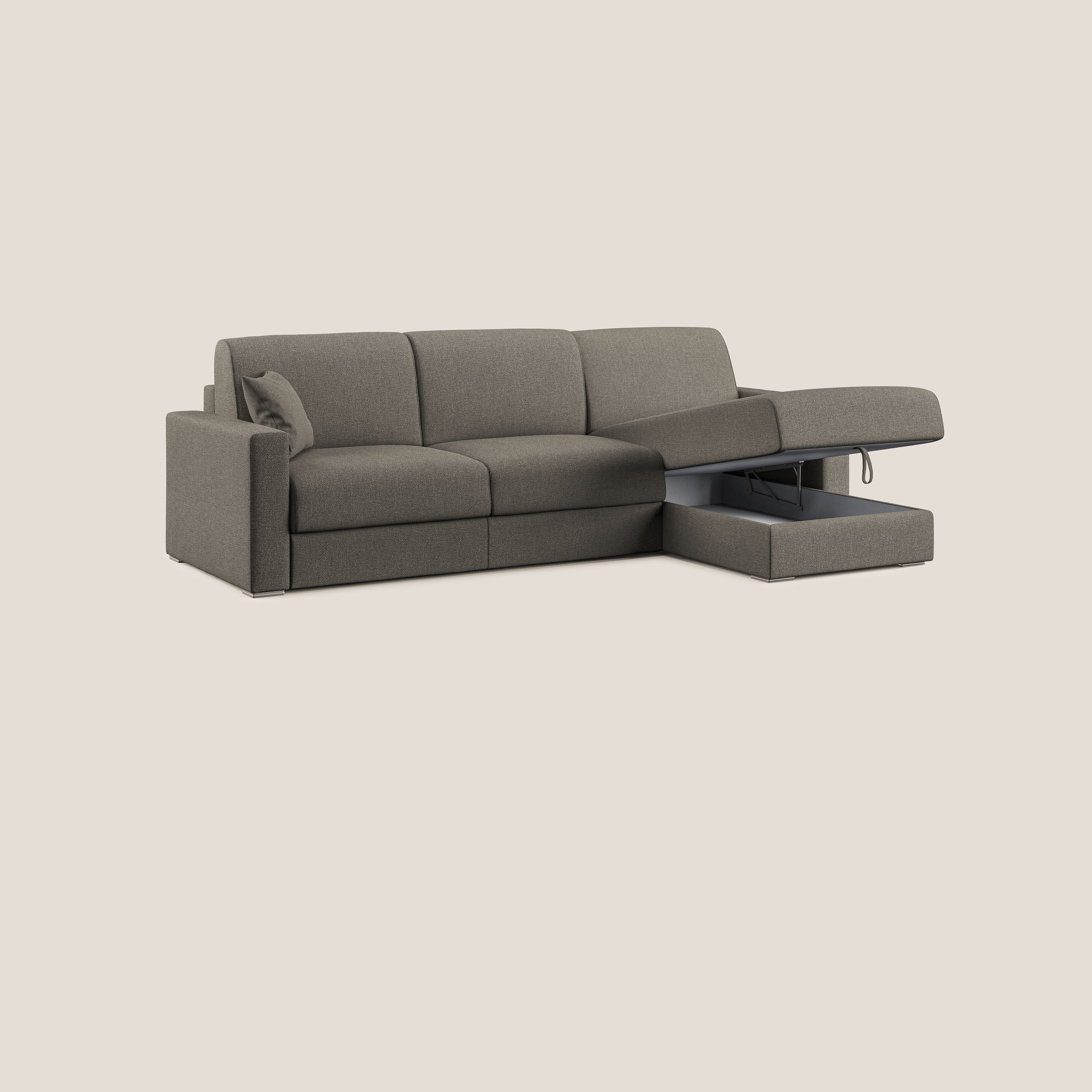 Best Canapé d'angle convertible en tissu détachable QuickClean T08 Taupe tortora - Image 4
