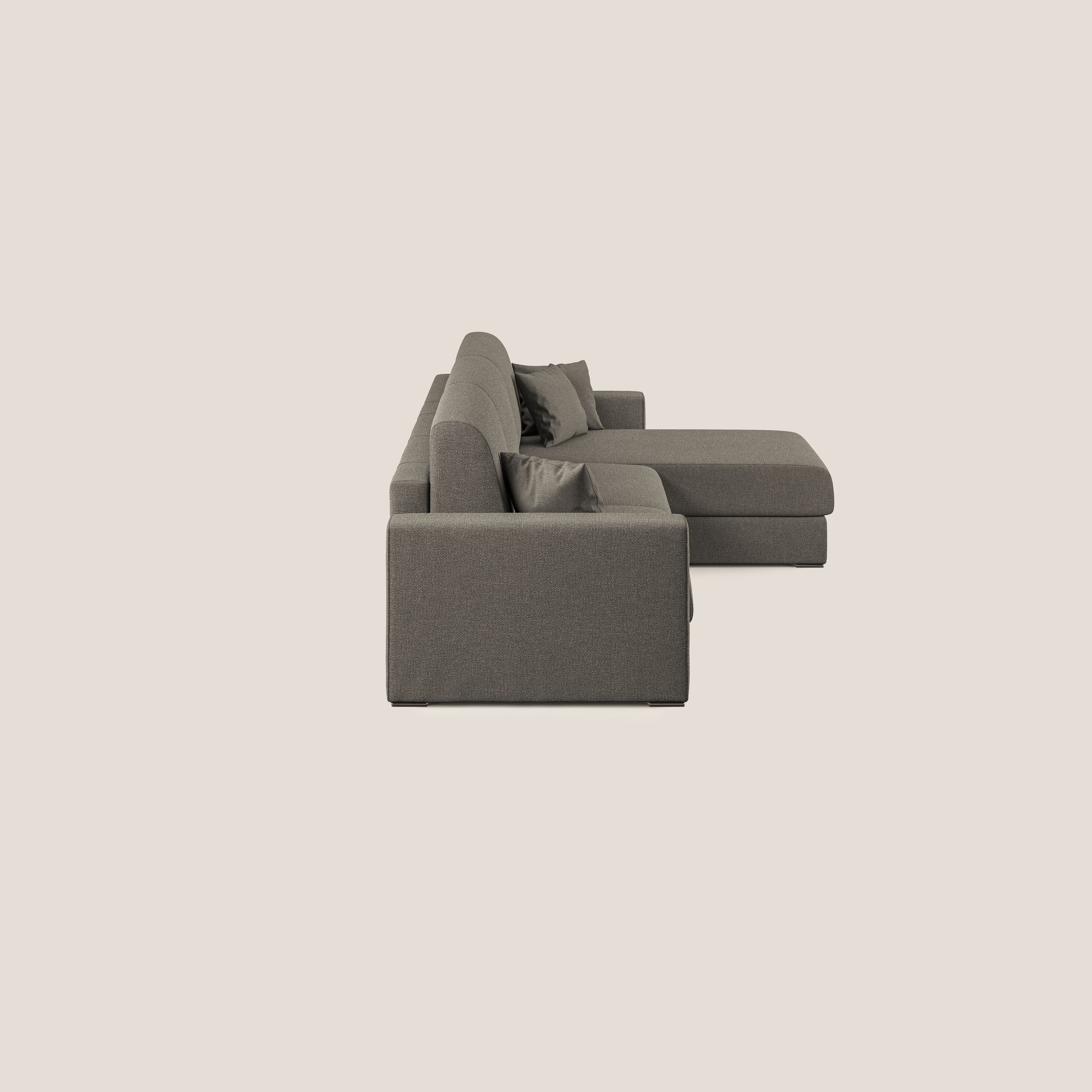 Best Canapé d'angle convertible en tissu détachable QuickClean T08 Taupe tortora - Image 5