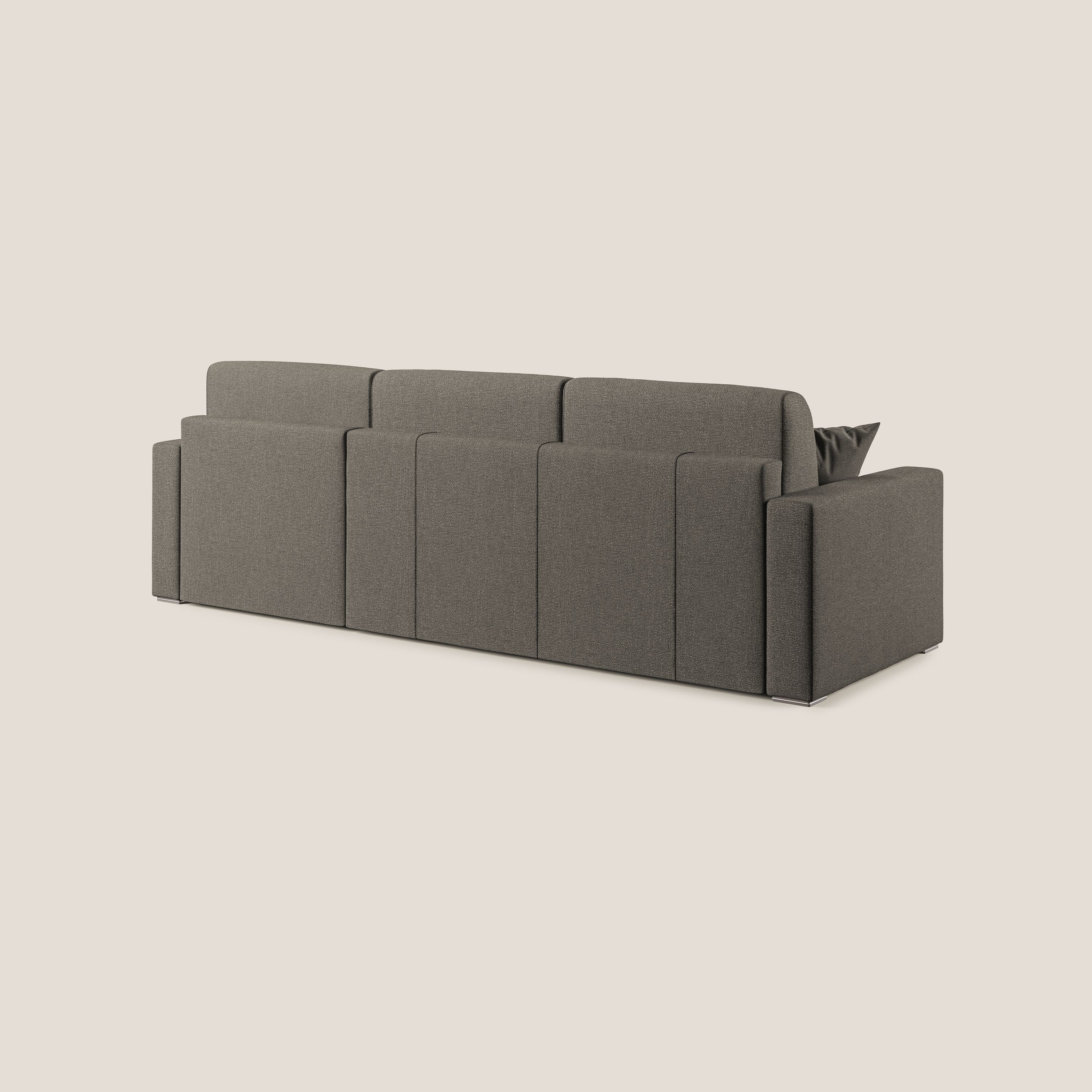 Best Canapé d'angle convertible en tissu détachable QuickClean T08 Taupe tortora - Image 6