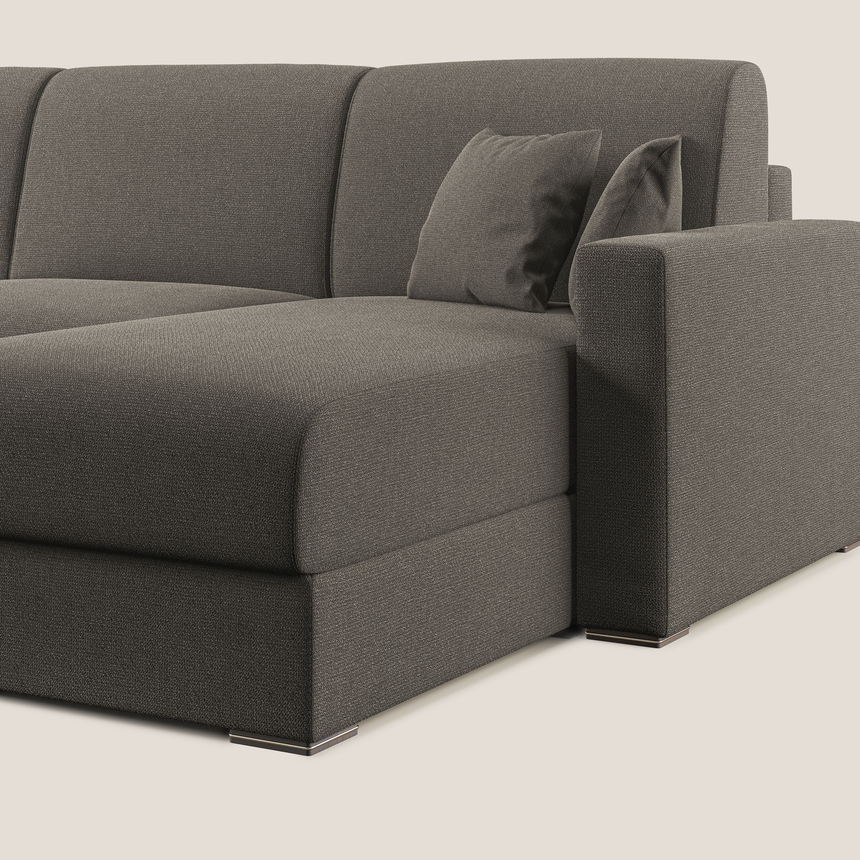 Best Canapé d'angle convertible en tissu détachable QuickClean T08 Taupe tortora - Image 7