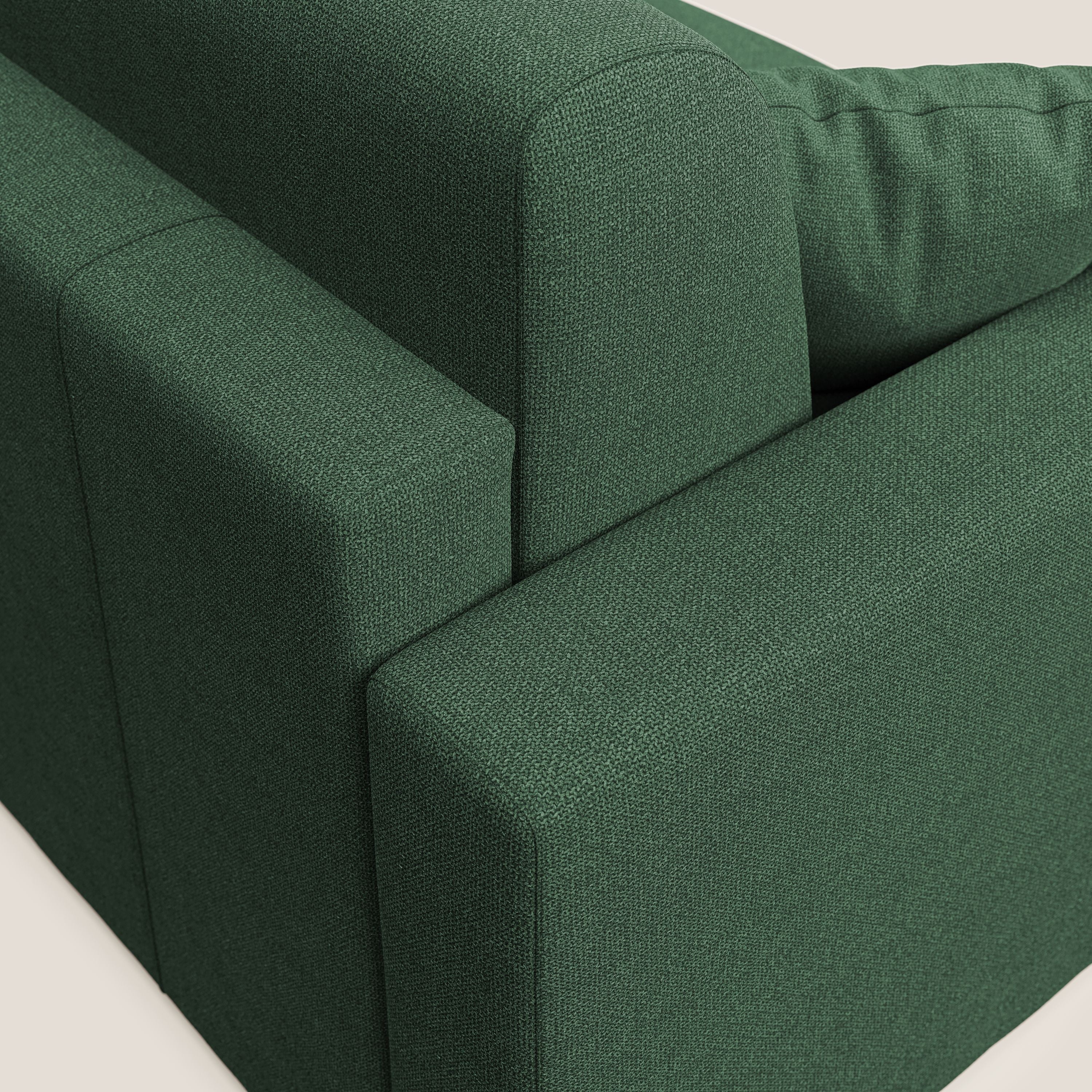 Best Canapé d'angle convertible en tissu détachable QuickClean T08 vert - Image 9