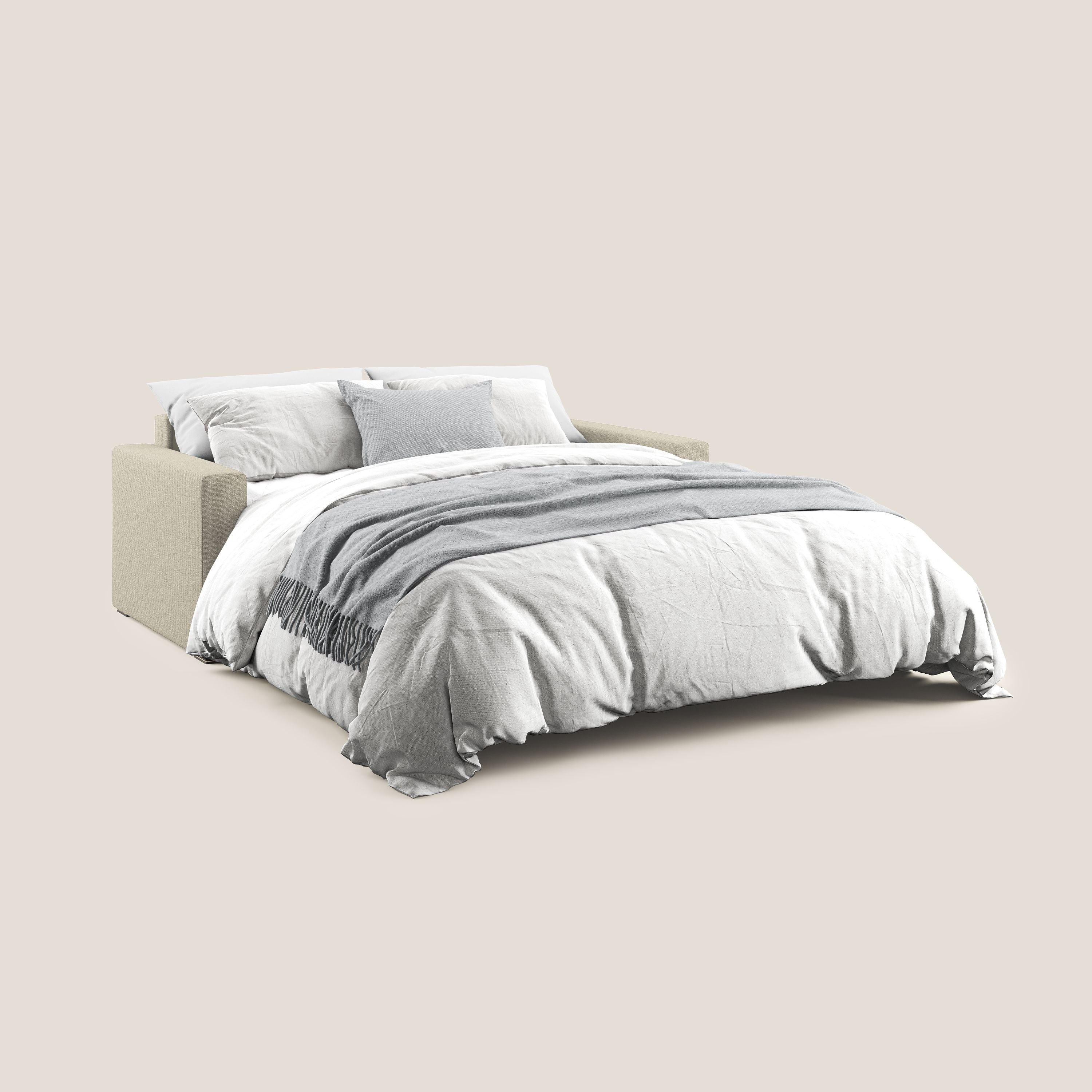 Best canapé lit convertible en tissu détachable QuickClean T08 crème - Image 6