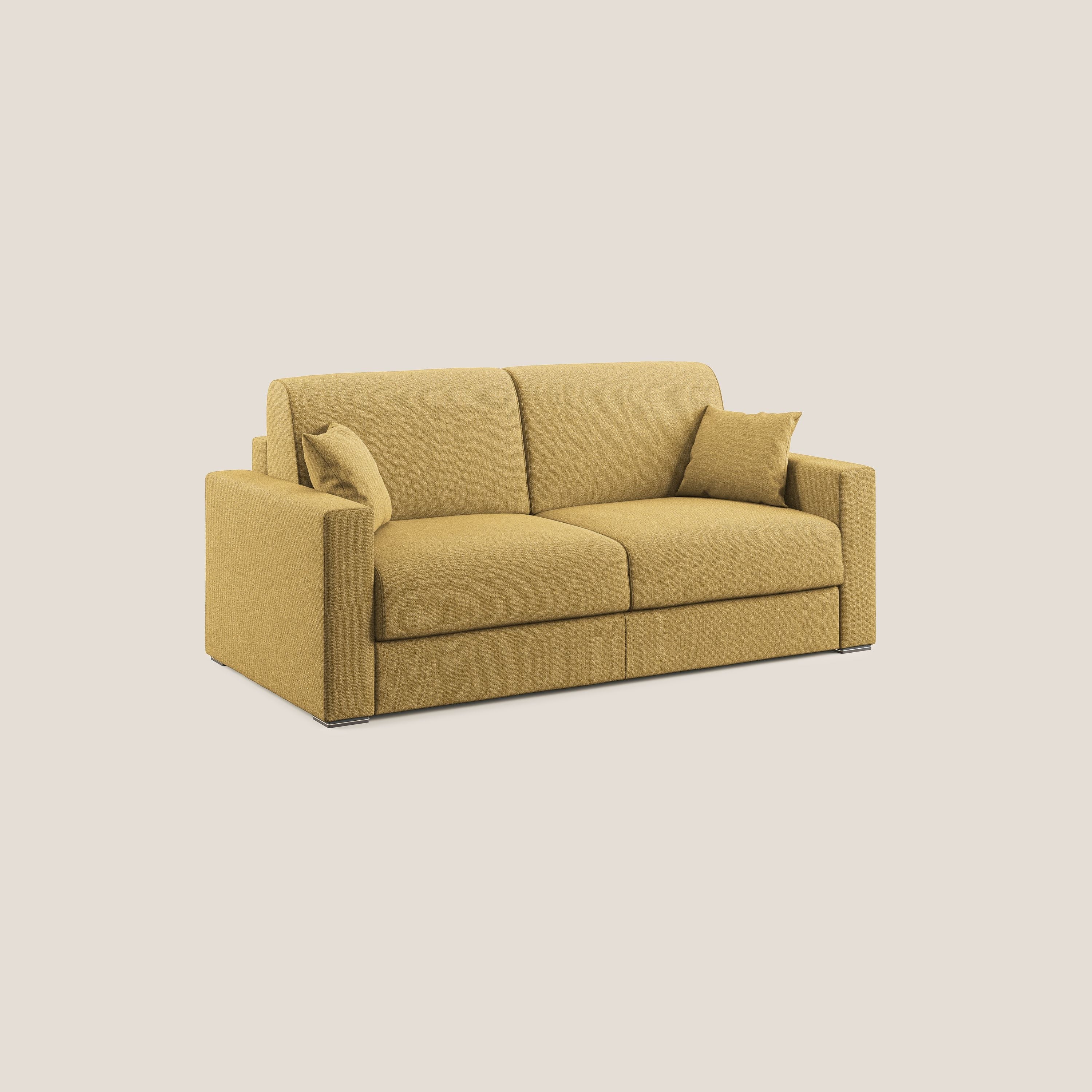 Best canapé lit convertible en tissu détachable QuickClean T08 jaune - Image 11