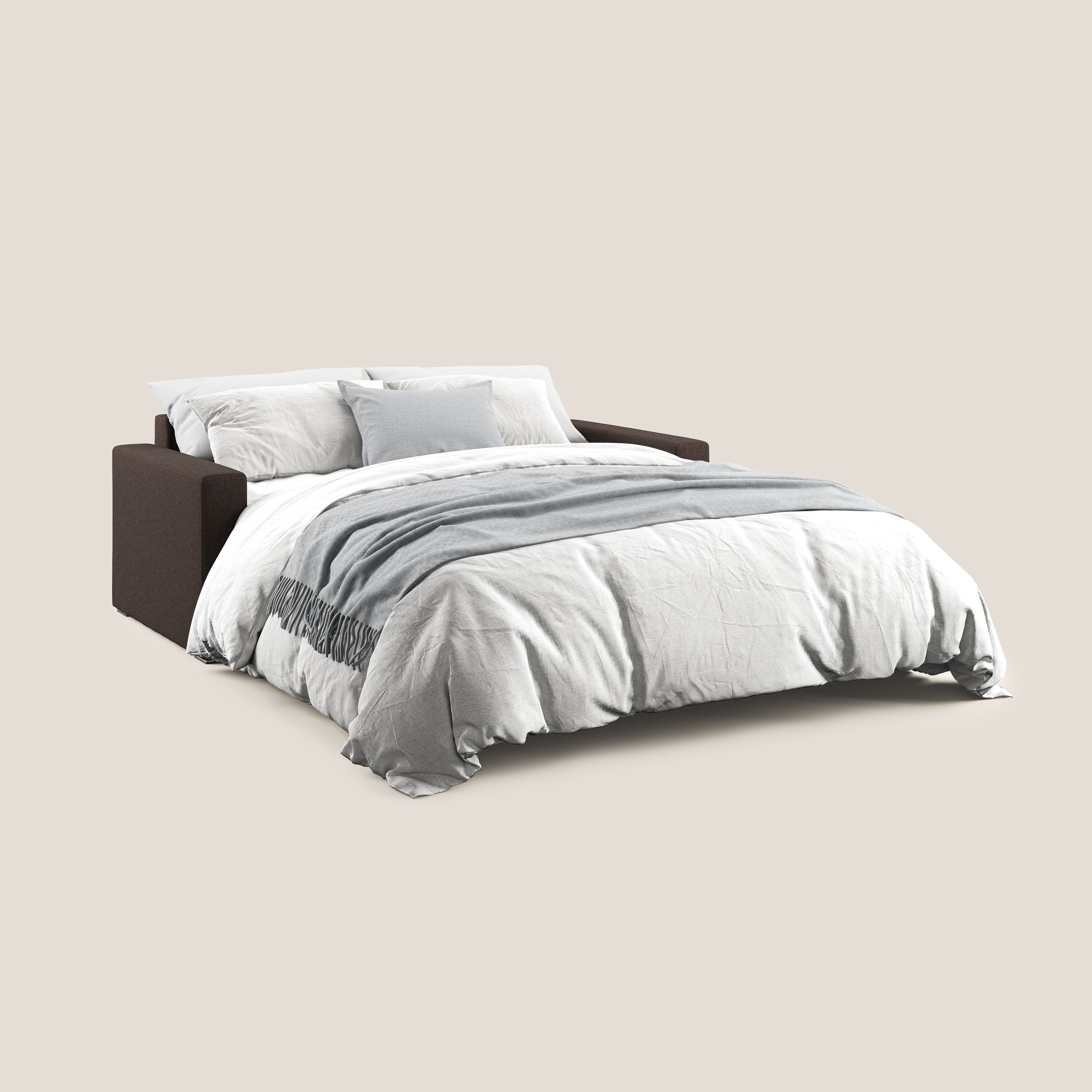 Best canapé lit convertible en tissu détachable QuickClean T08 marron - Image 6