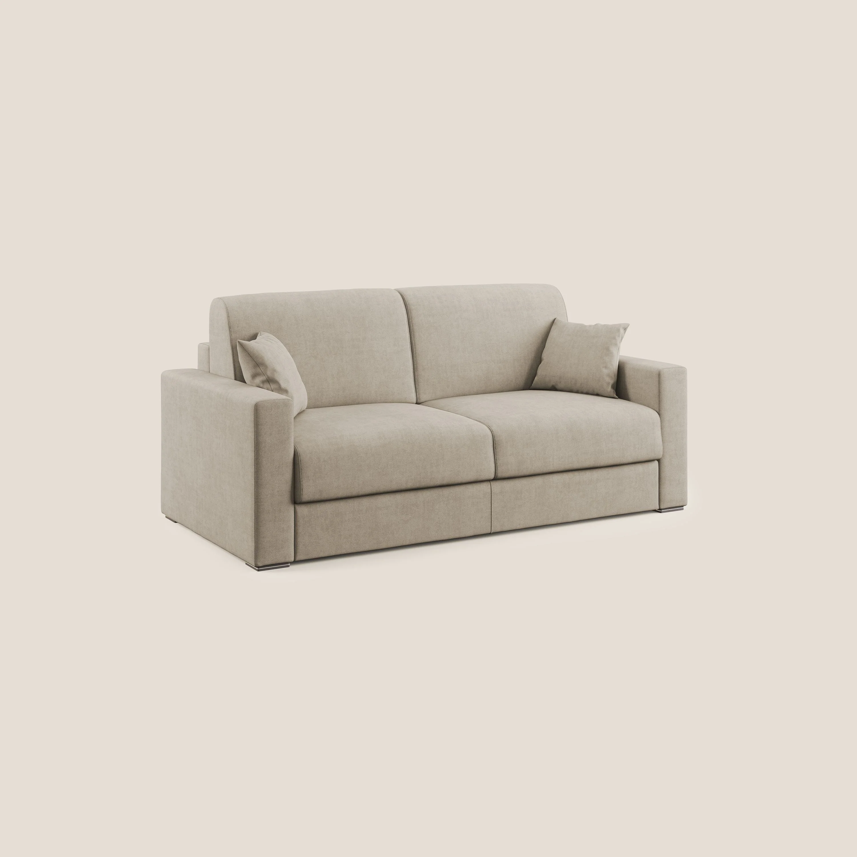 Best Canapé convertible en tissu imperméable T02 beige - Image 3