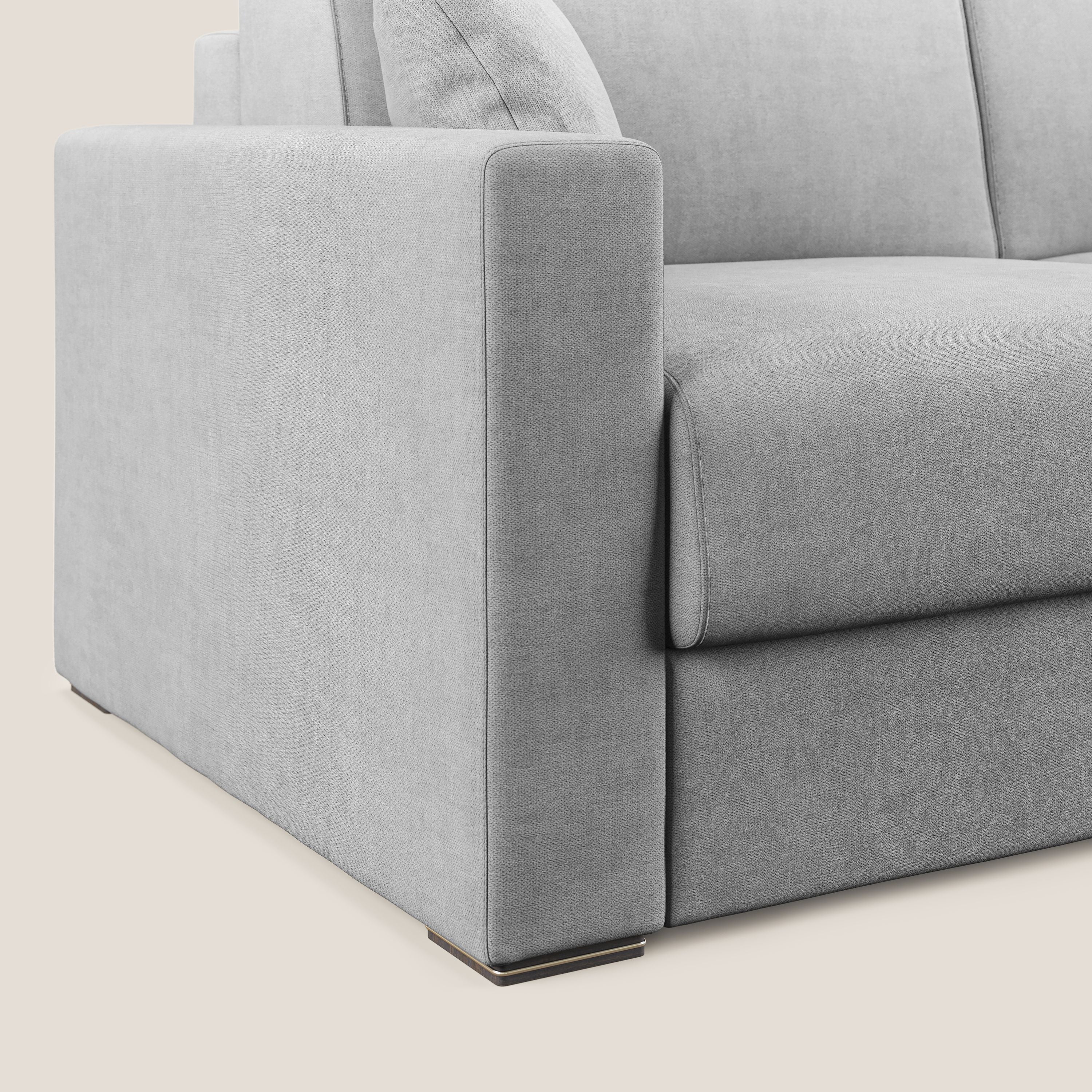 Best Canapé convertible en tissu imperméable T02 gris clair - Image 6