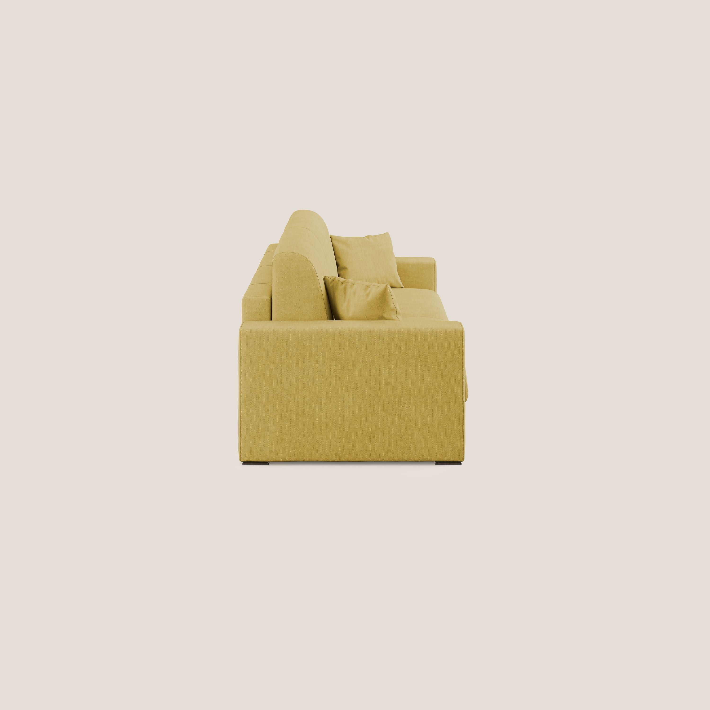 Best Canapé convertible en tissu imperméable T02 jaune - Image 4