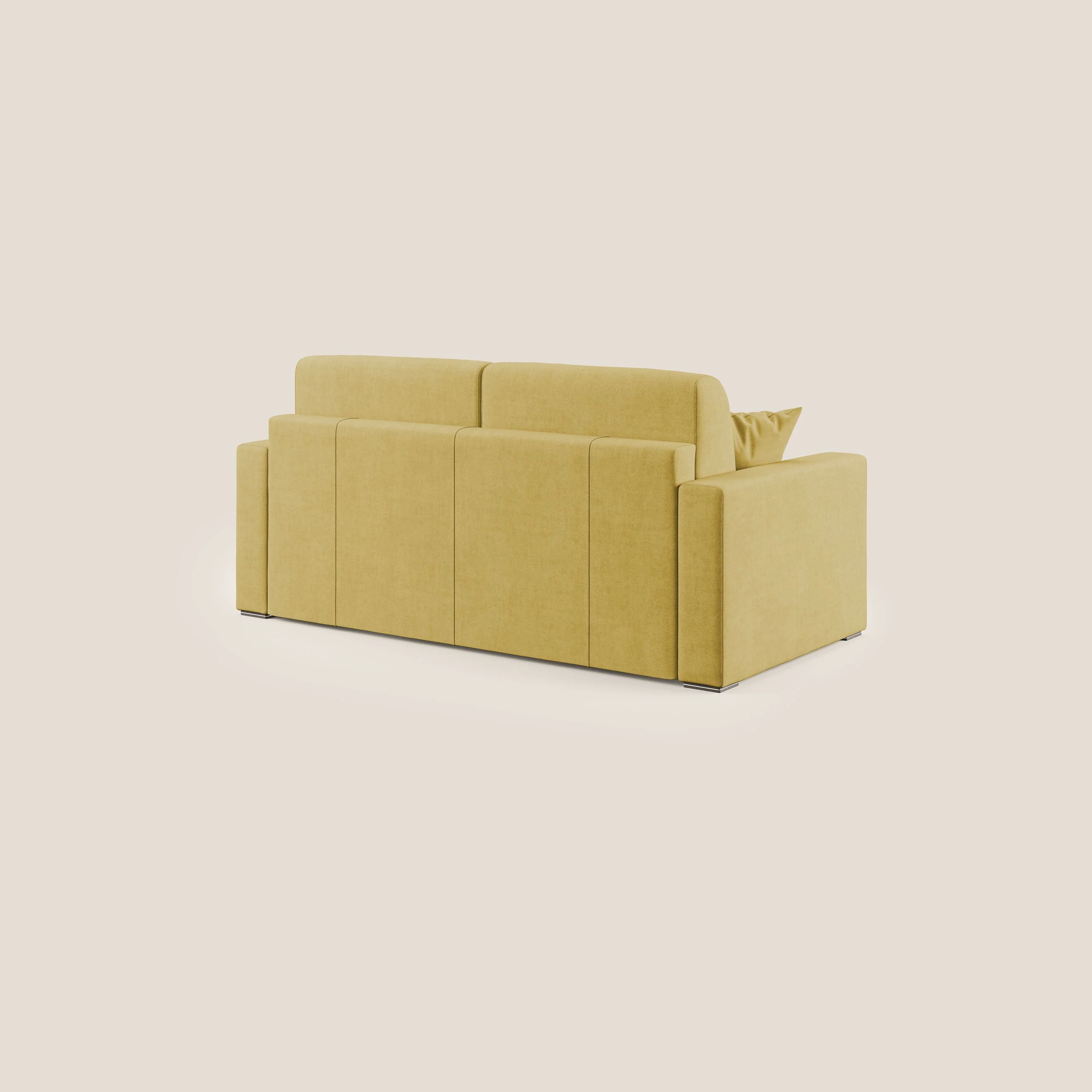 Best Canapé convertible en tissu imperméable T02 jaune - Image 5