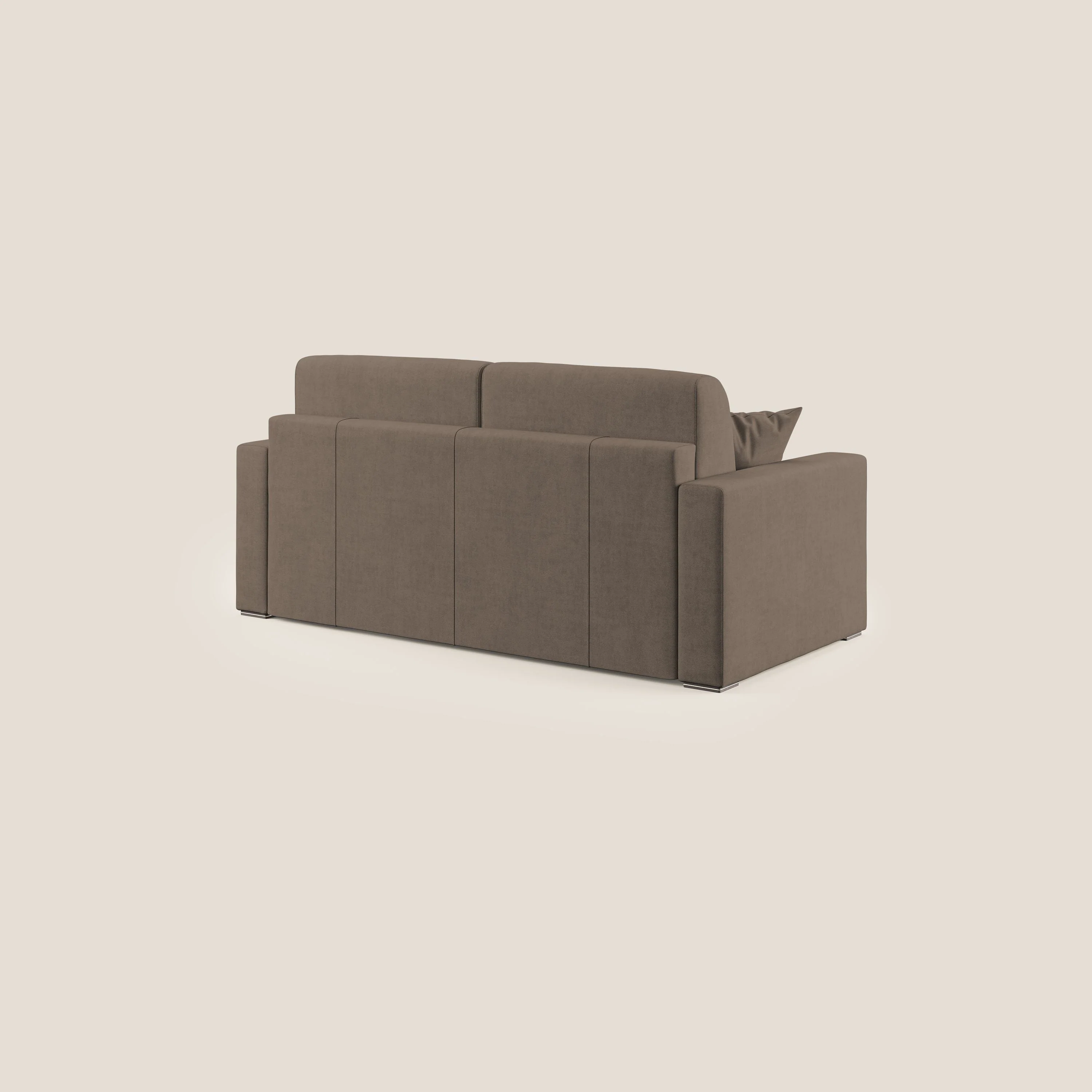 Best Canapé convertible en tissu imperméable T02 marron - Image 5