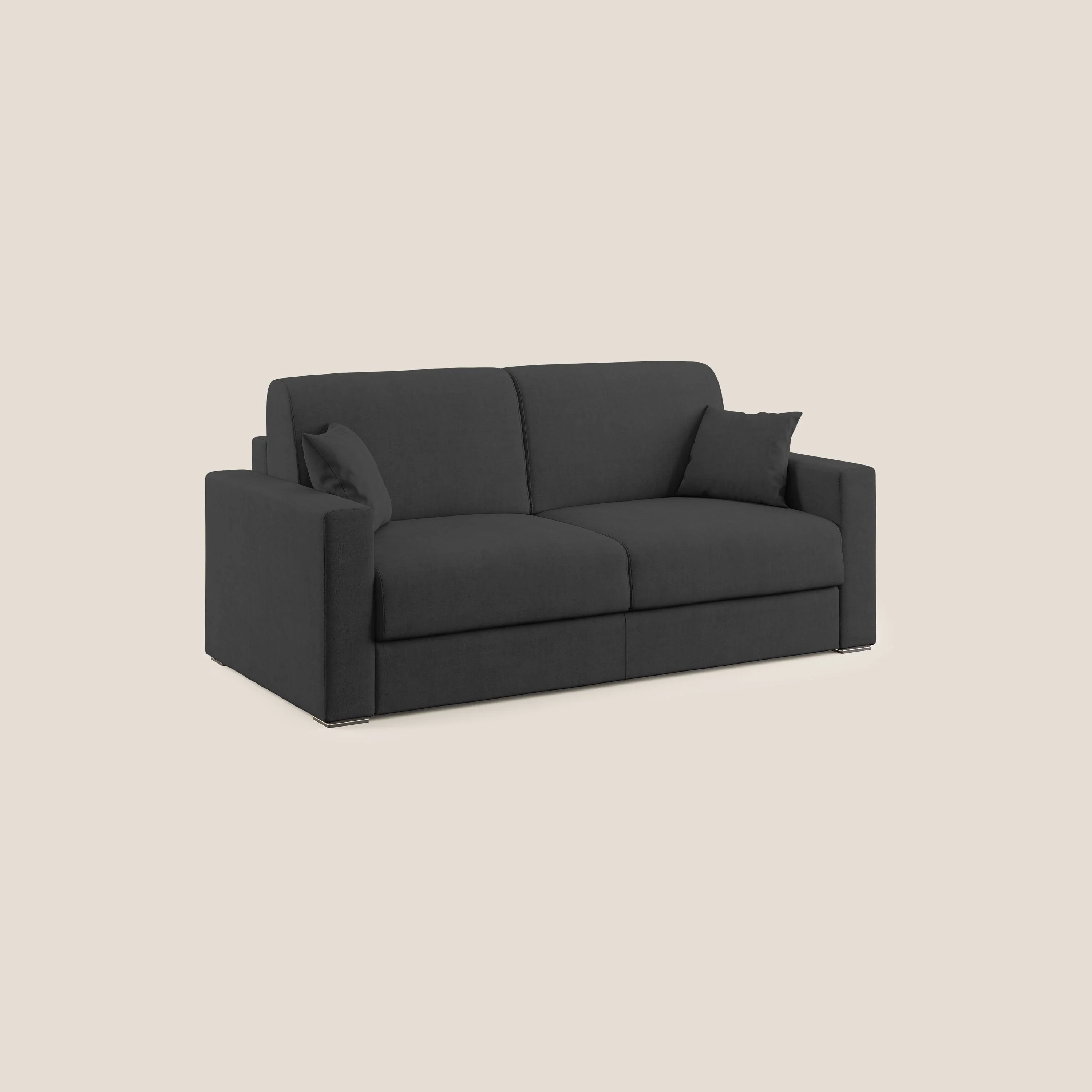 Best Canapé convertible en tissu imperméable T02 noir - Image 3