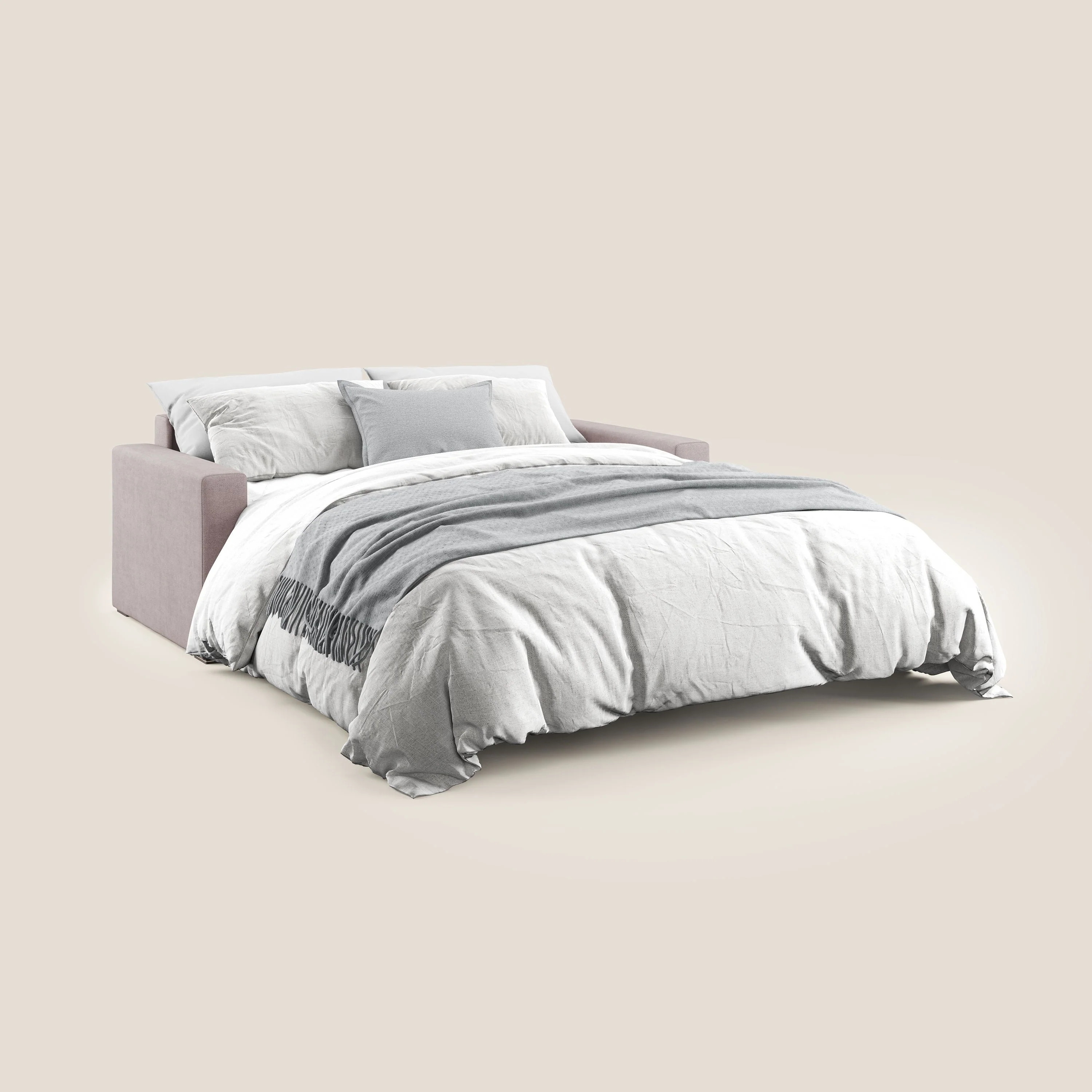 Best Canapé convertible en tissu imperméable T02 rose - Image 2