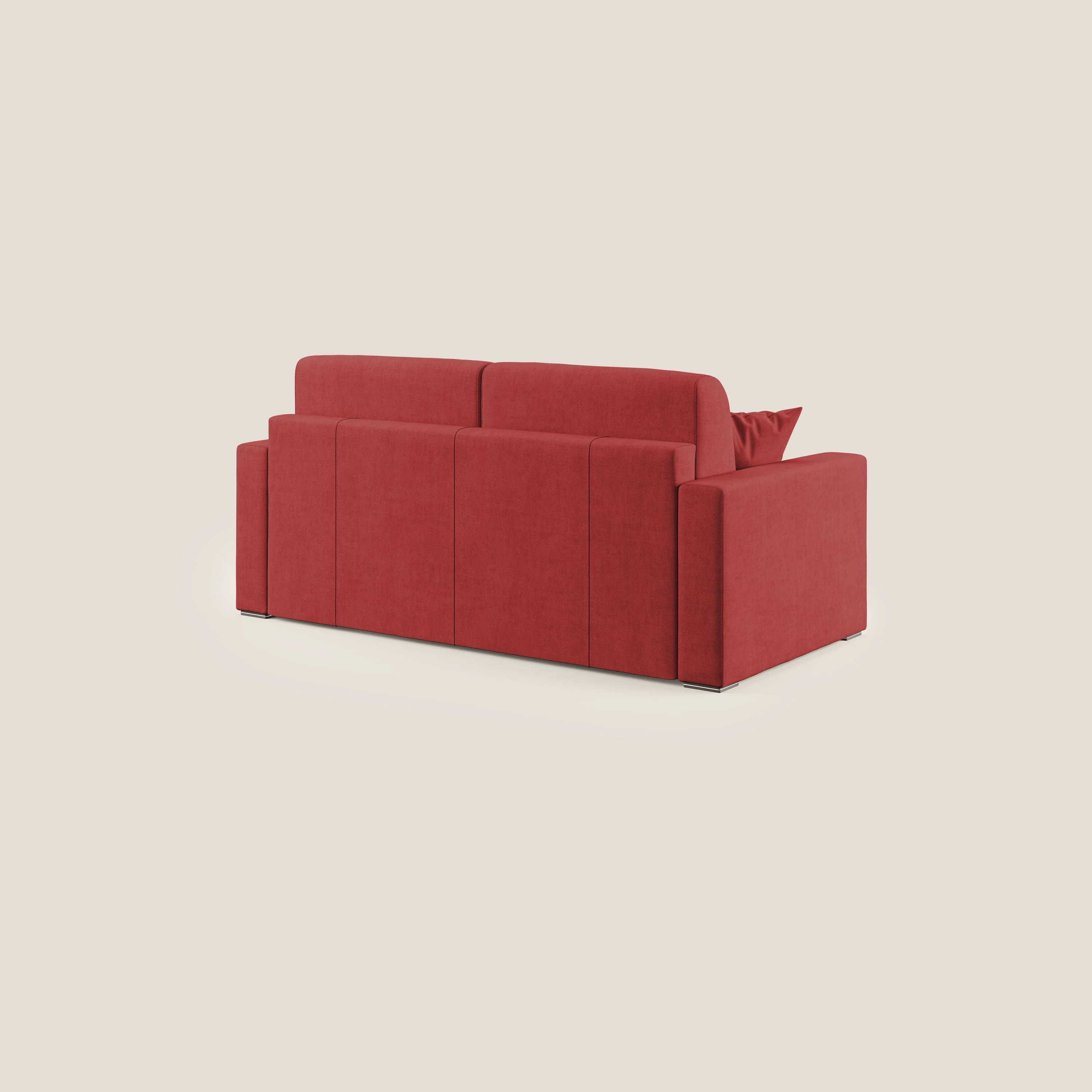 Best Canapé convertible en tissu imperméable T02 rouge - Image 5