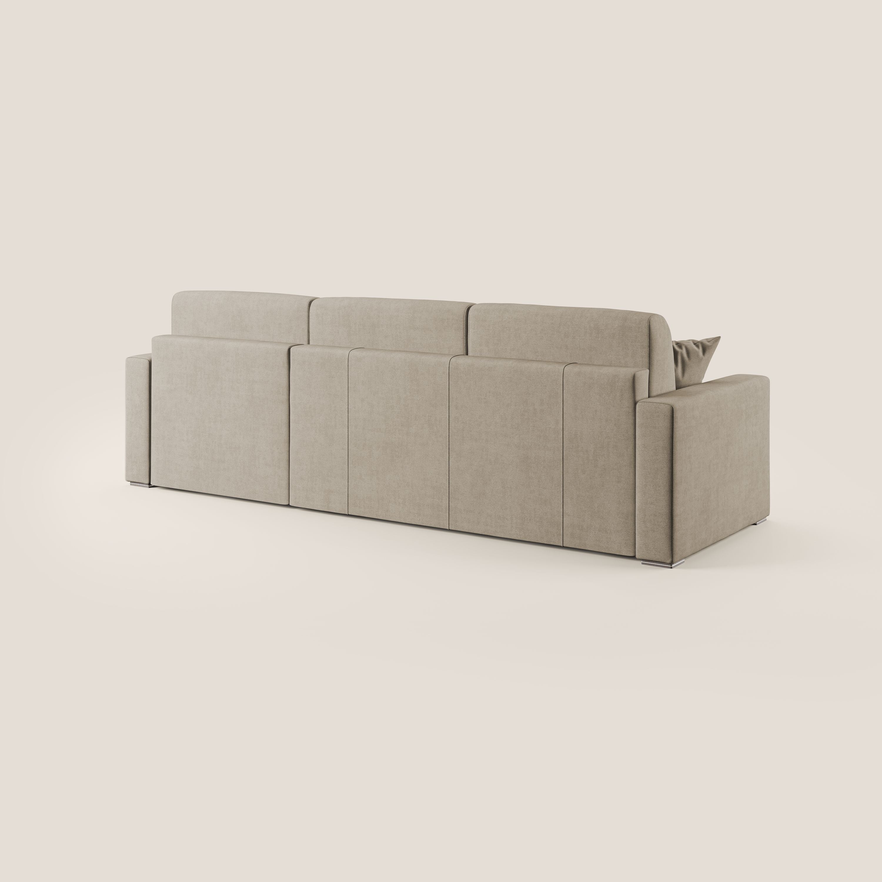 Best Canapé d'angle convertible en tissu imperméable T02 beige - Image 5