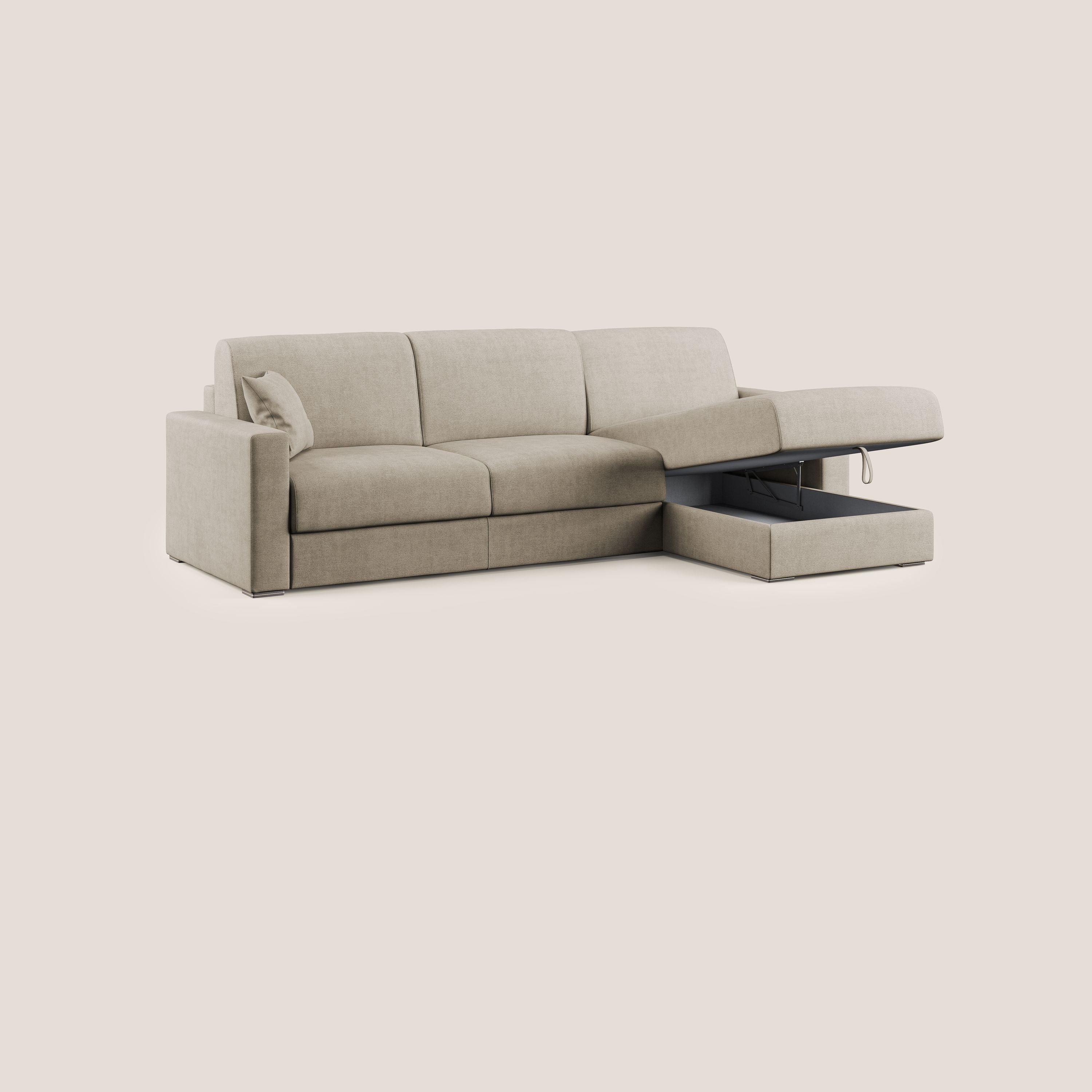 Best Canapé d'angle convertible en tissu imperméable T02 beige - Image 9