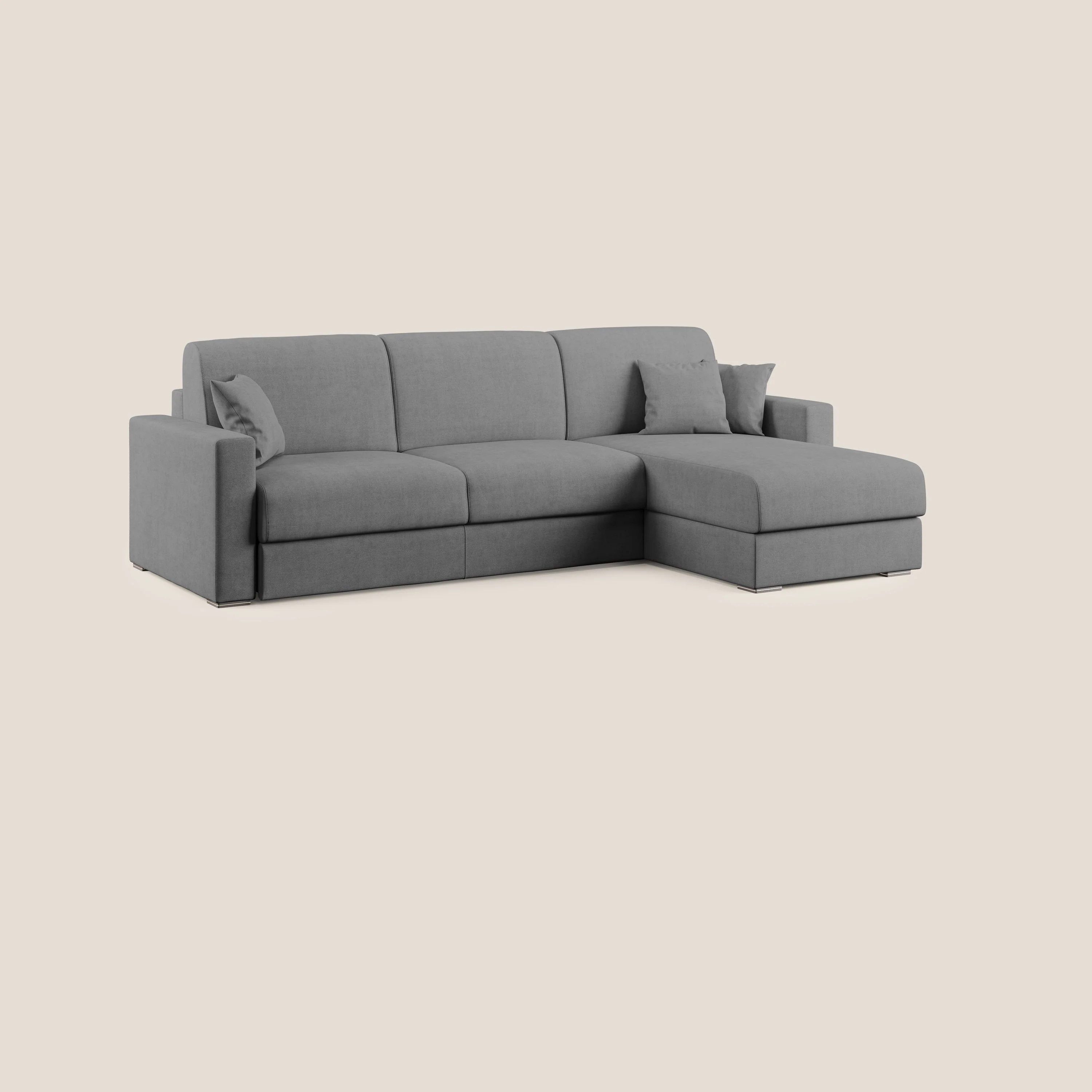 Best Canapé d'angle convertible en tissu imperméable T02 gris - Image 3