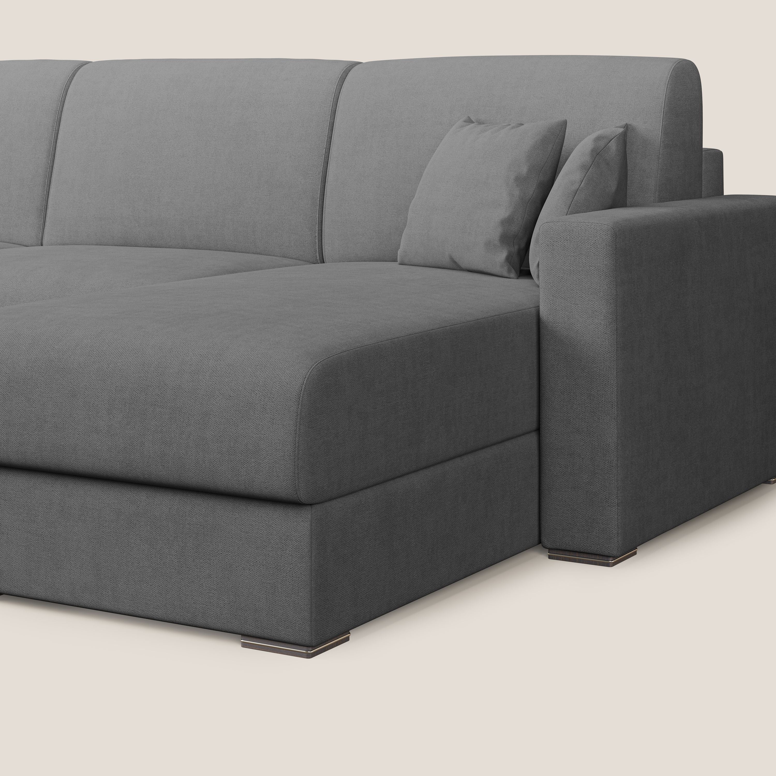 Best Canapé d'angle convertible en tissu imperméable T02 gris - Image 8