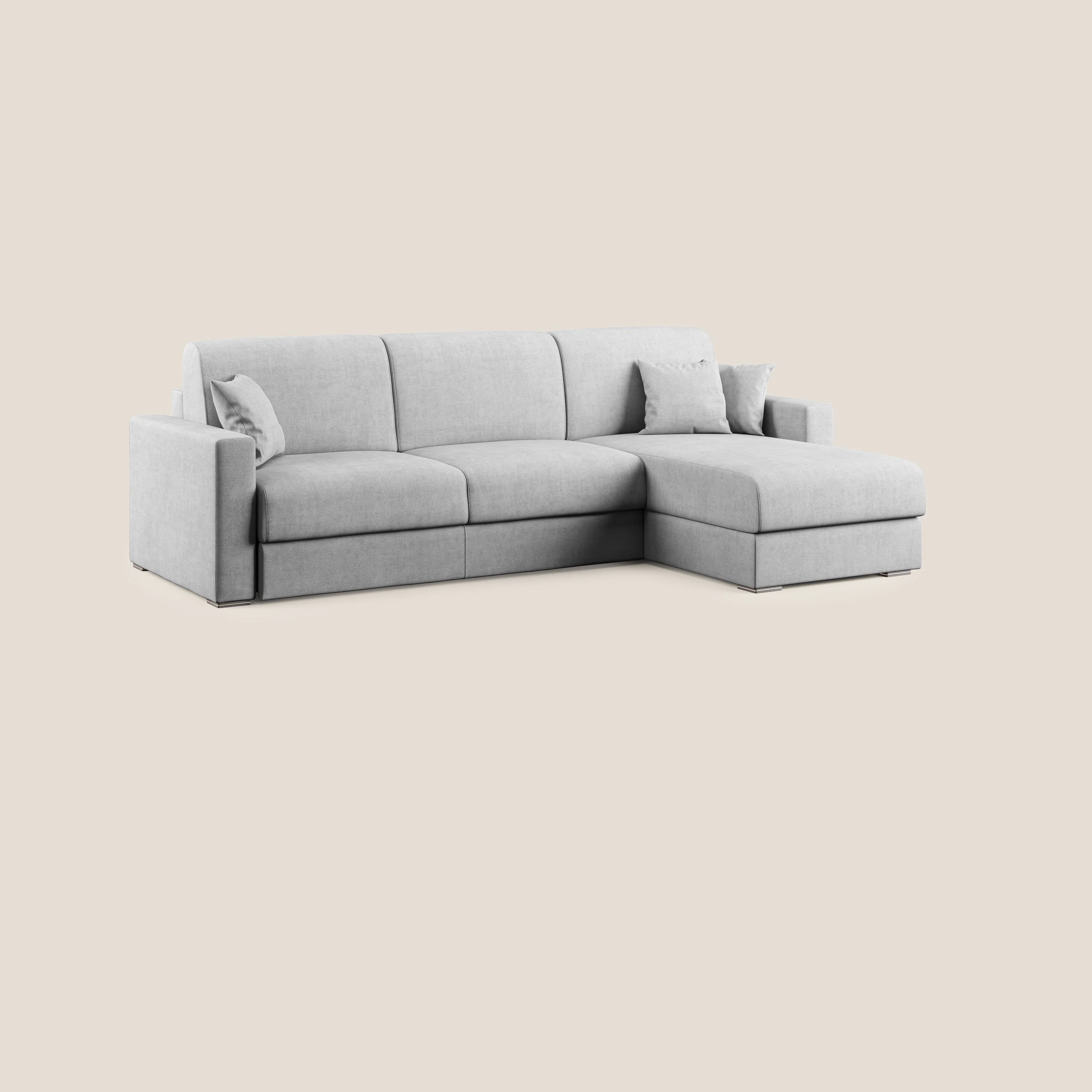 Best Canapé d'angle convertible en tissu imperméable T02 gris clair - Image 3