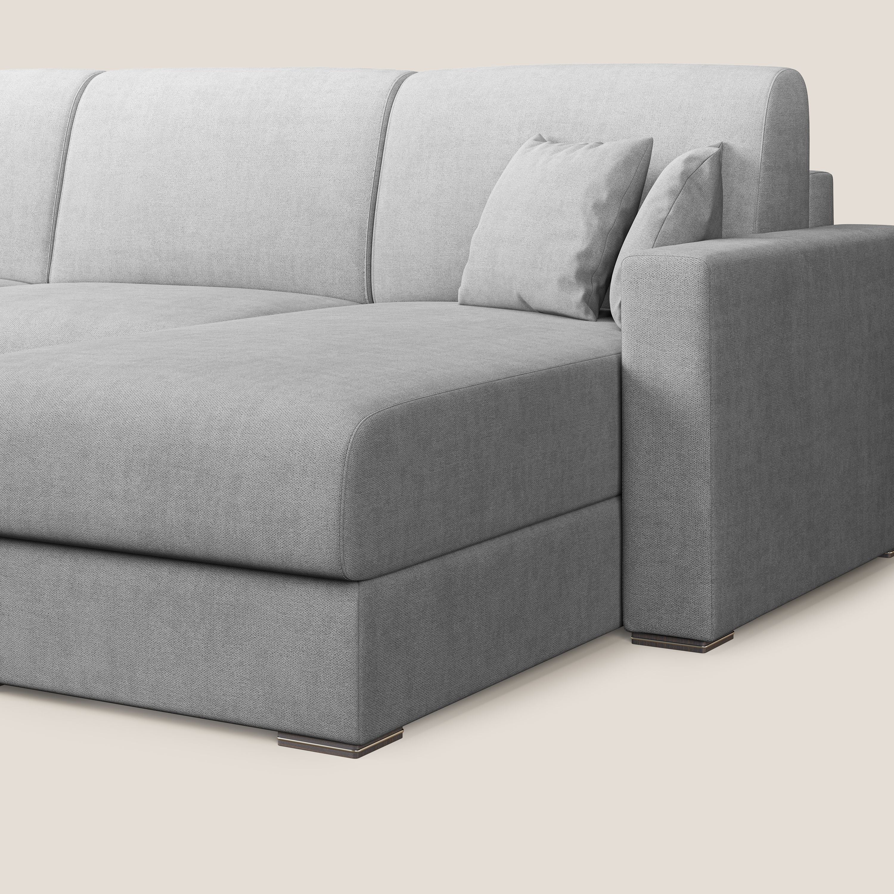 Best Canapé d'angle convertible en tissu imperméable T02 gris clair - Image 8