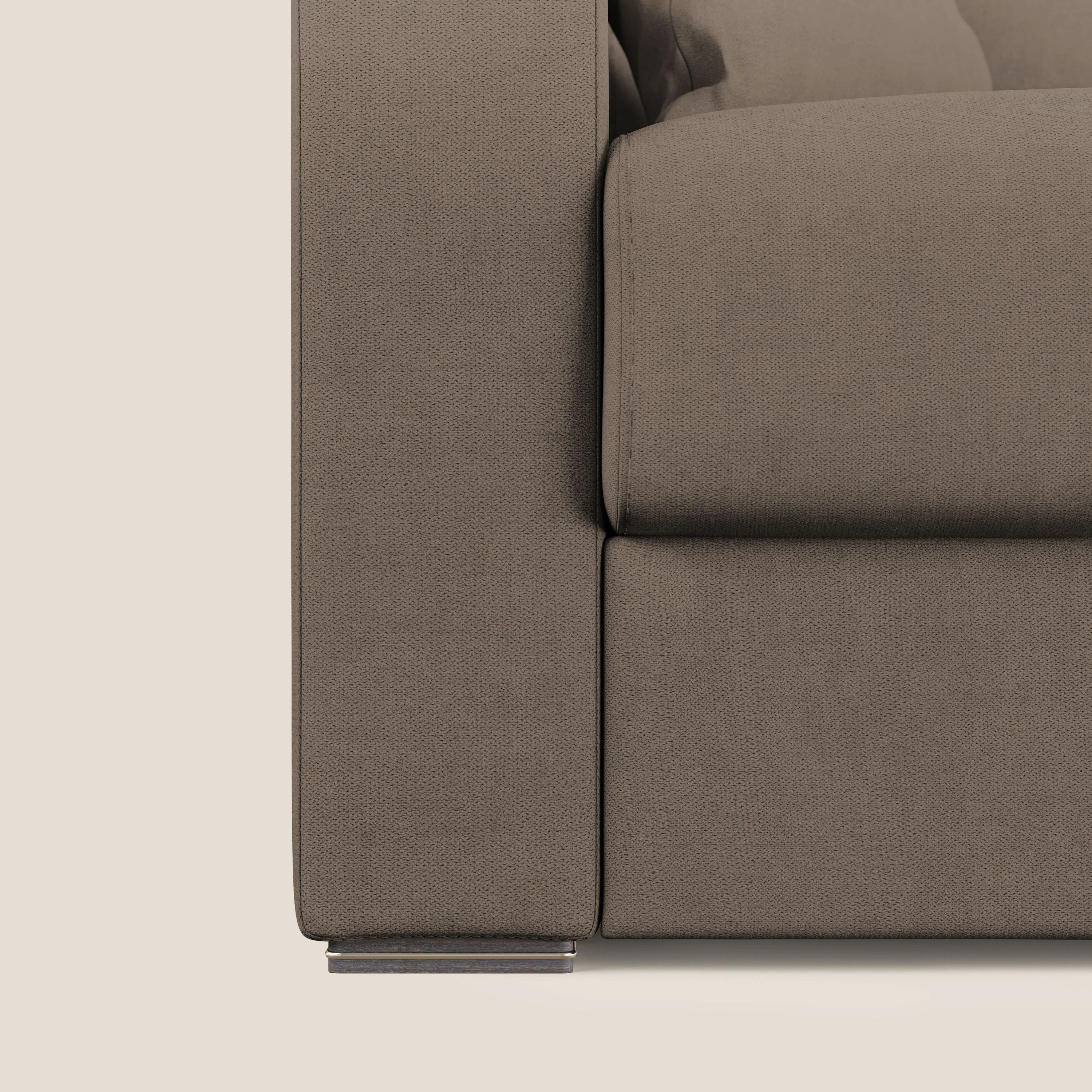 Best Canapé d'angle convertible en tissu imperméable T02 marron - Image 8