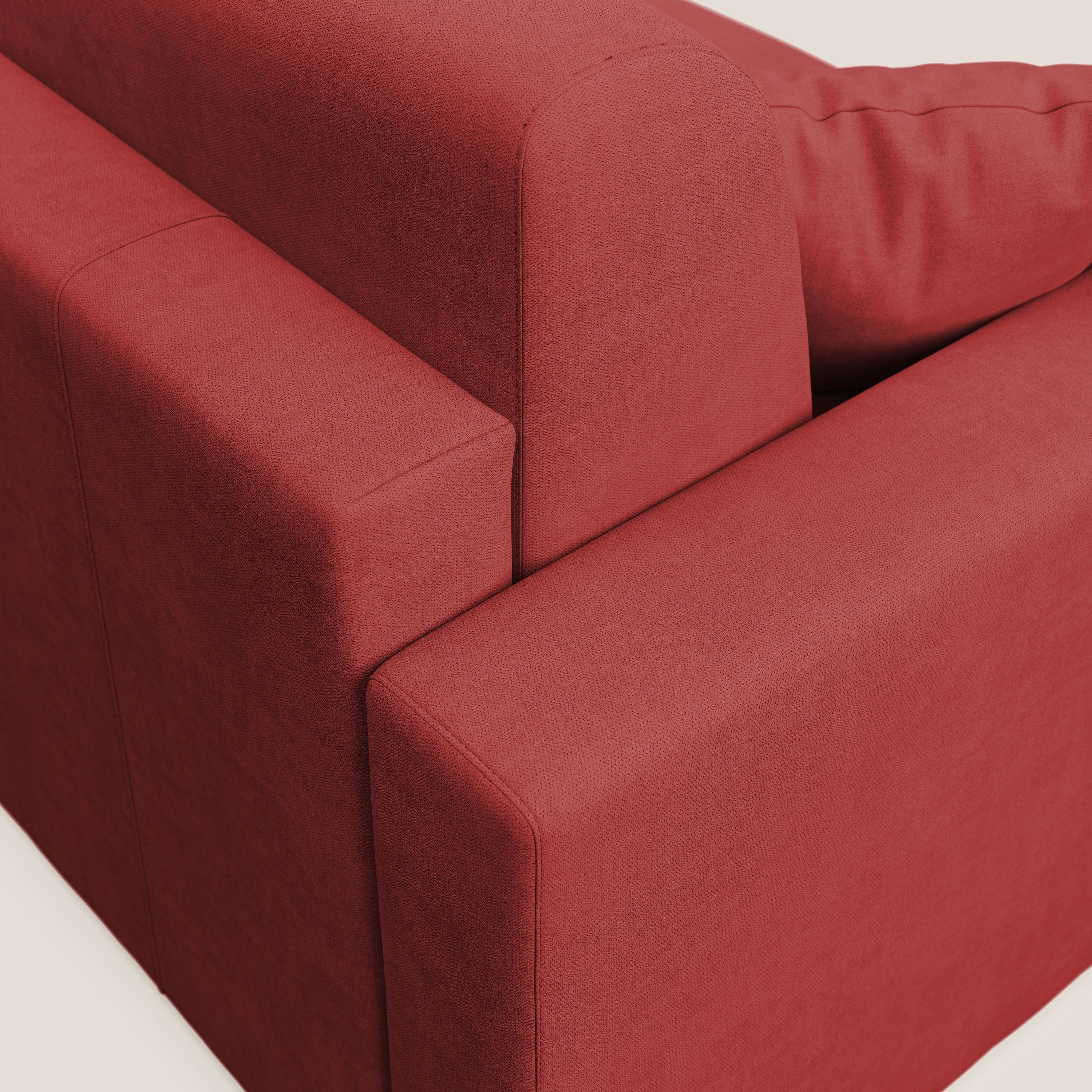 Best Canapé d'angle convertible en tissu imperméable T02 rouge - Image 7