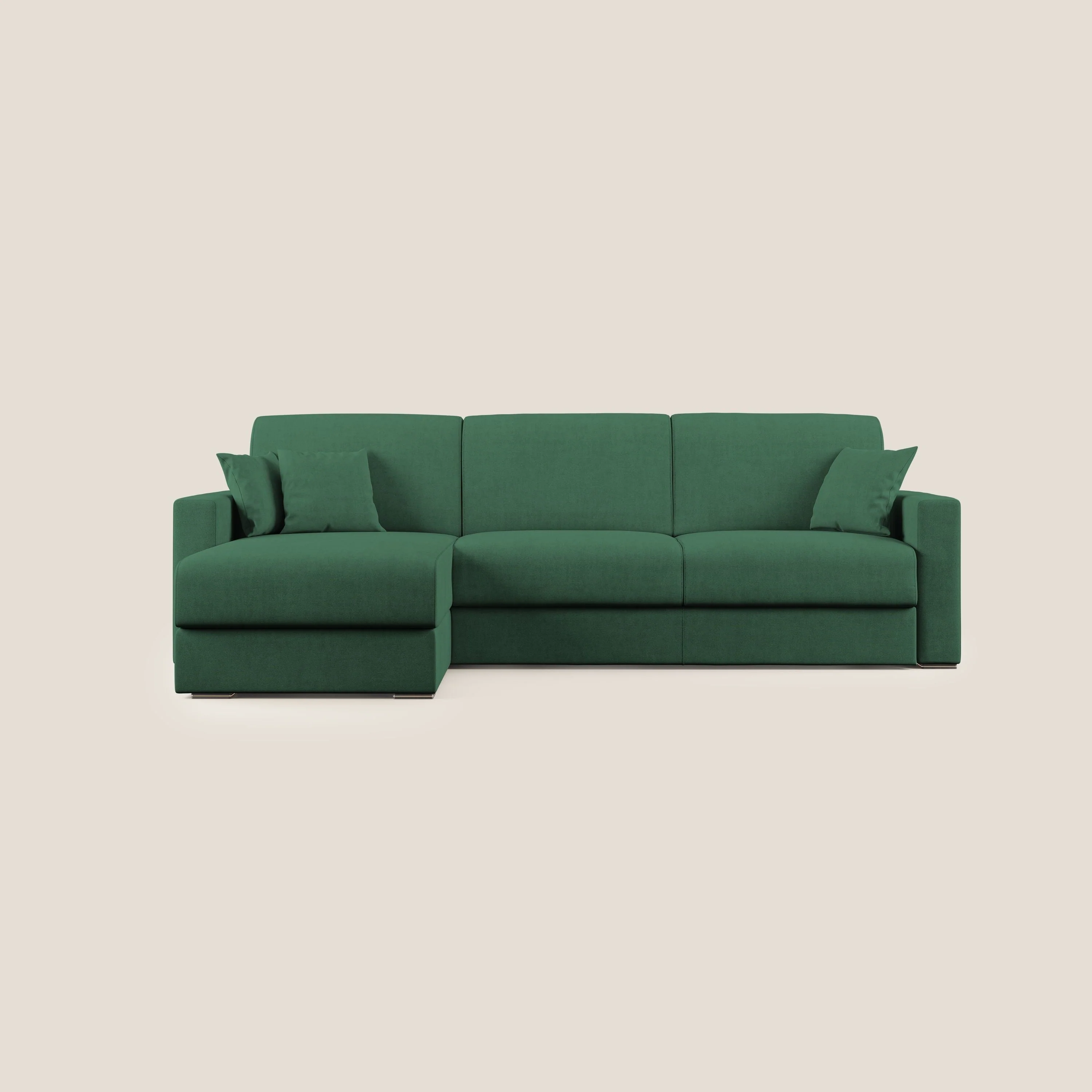 Best Canapé d'angle convertible en tissu imperméable T02 vert - Image 9