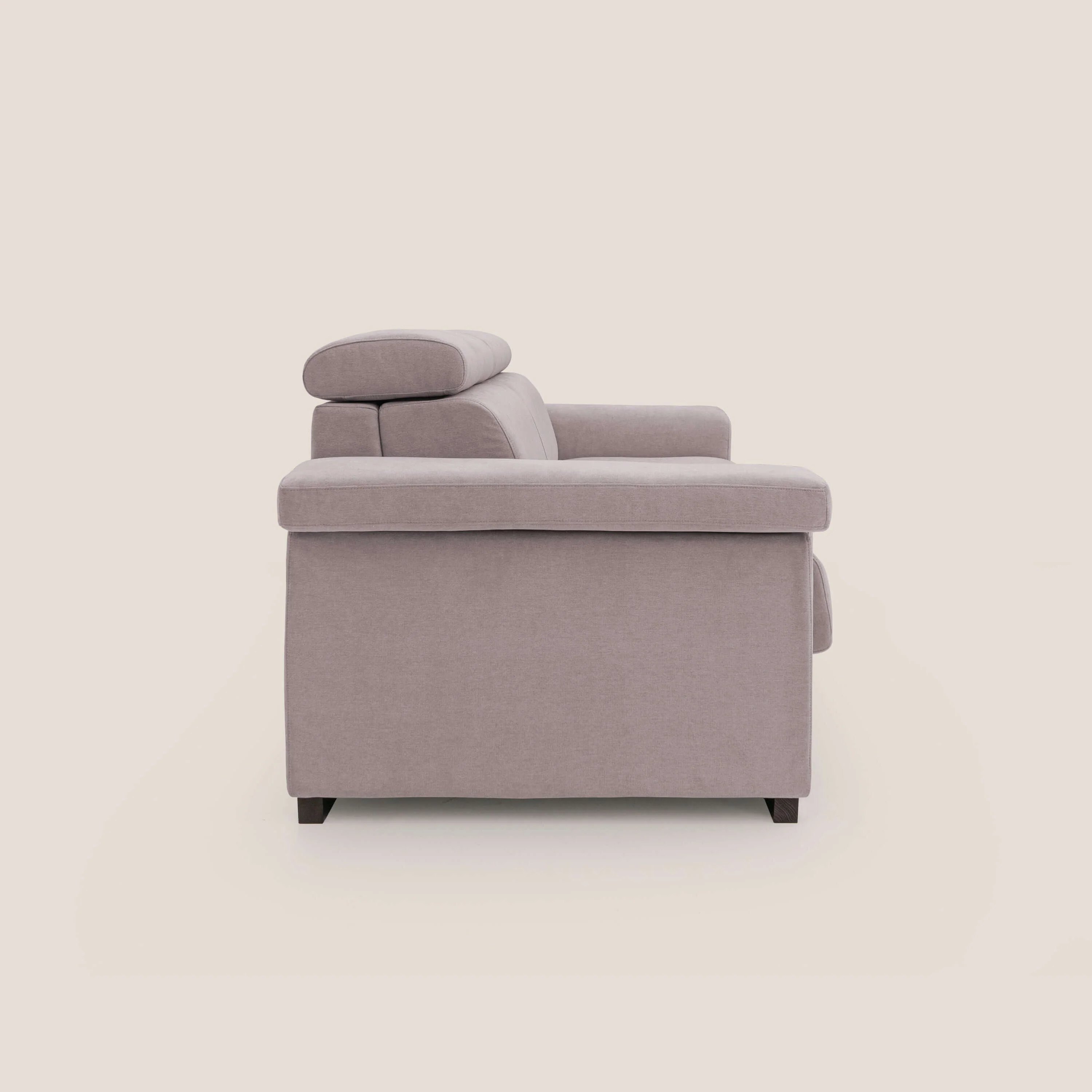 Bjorn Canapé convertible avec matelas H 18cm et têtières réglables en tissu imperméable T02 rose - Image 10