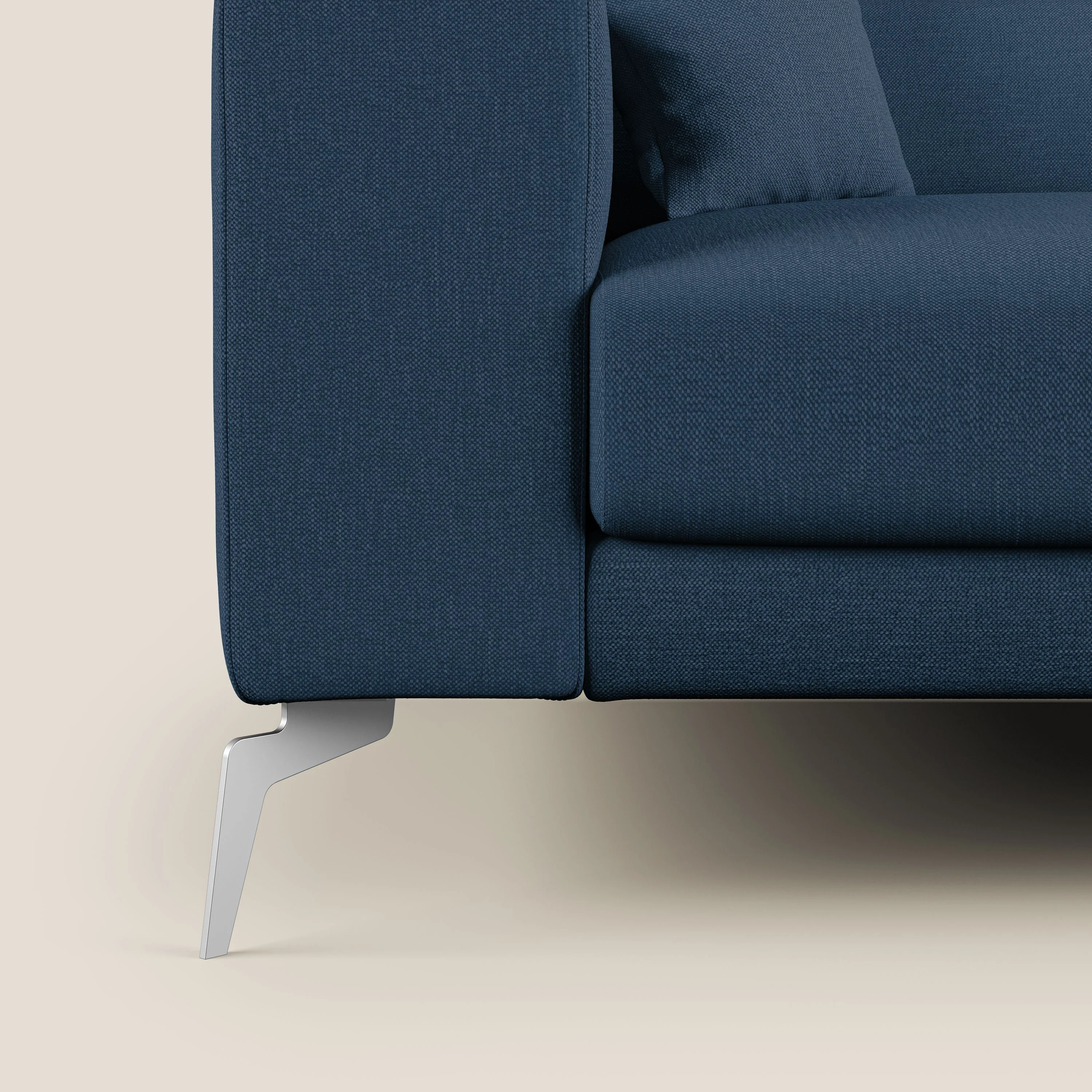 Blade Canapé d'angle avec têtières  inclinables en tissu imperméable T13 bleu - Image 8