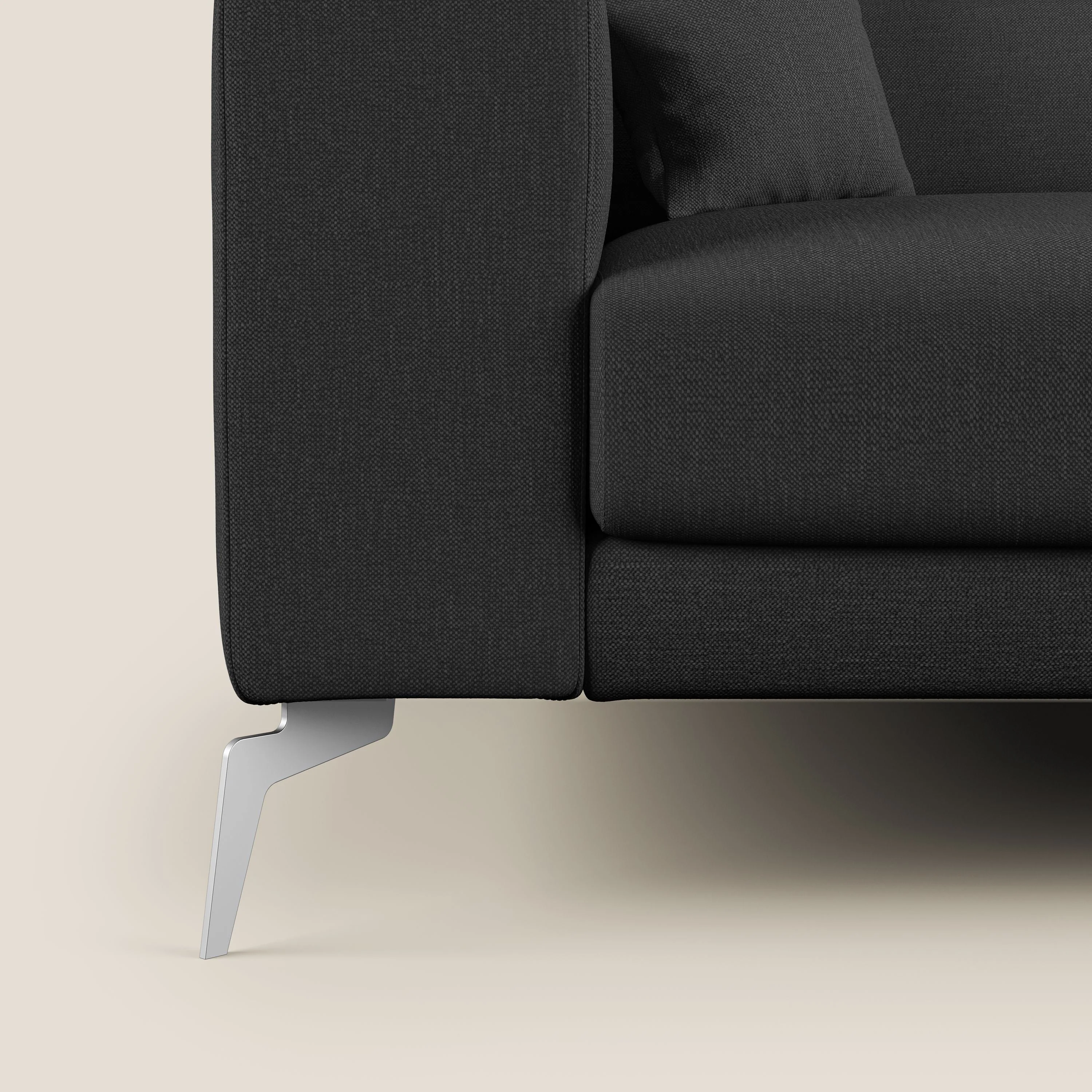 Blade canapé avec têtières inclinables en tissu imperméable mixte coton T13 anthracite - Image 7