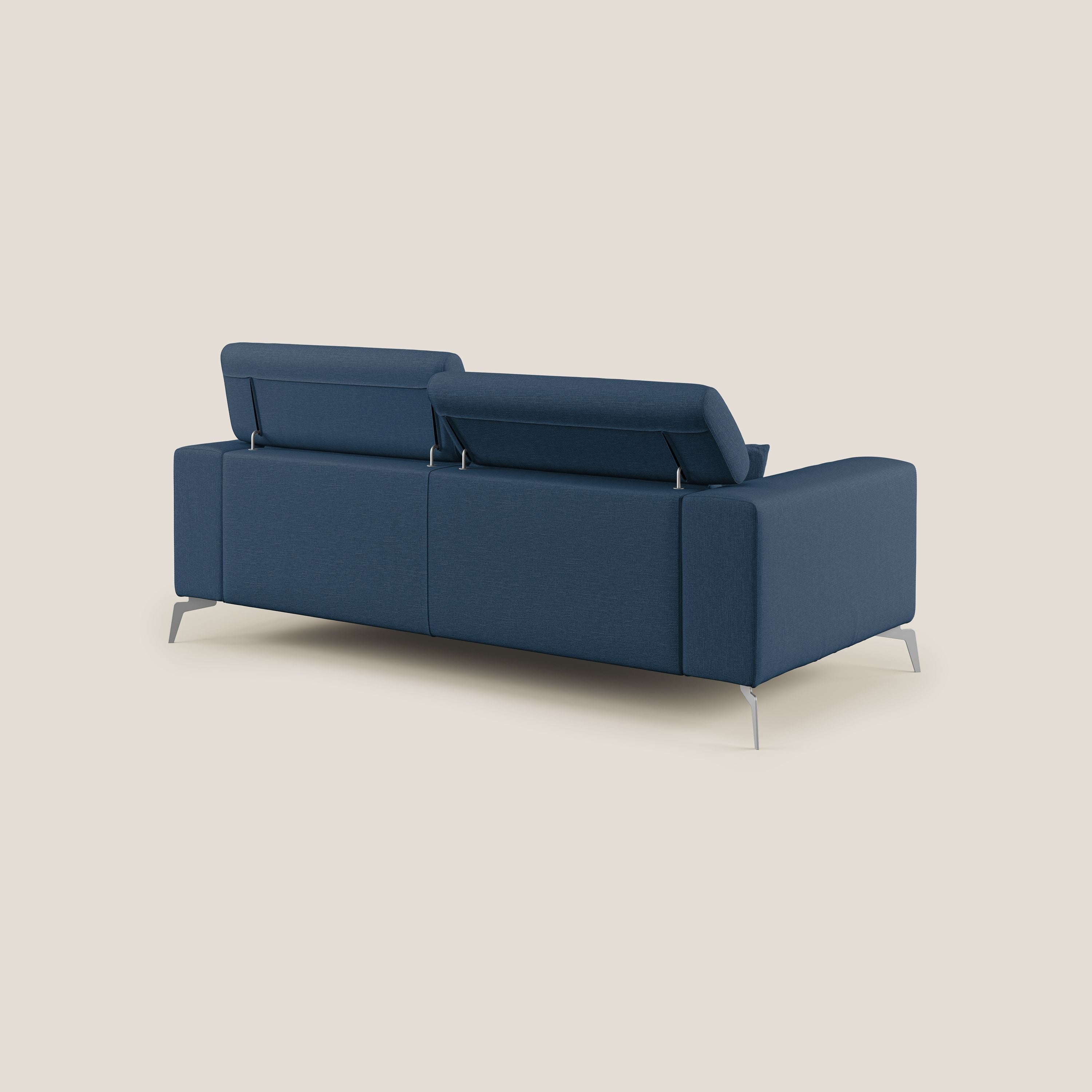 Blade canapé avec têtières inclinables en tissu imperméable mixte coton T13 bleu - Image 5