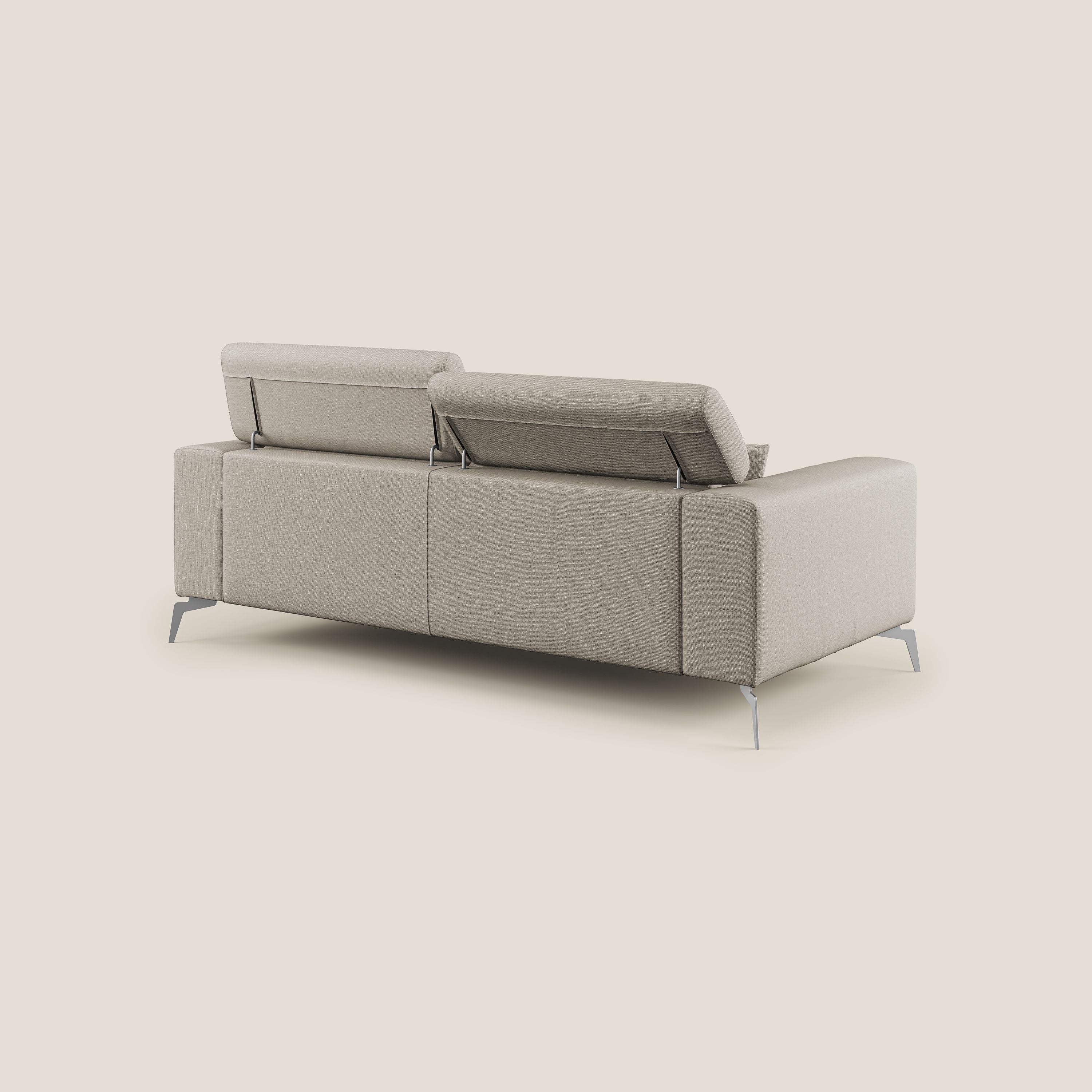 Blade canapé avec têtières inclinables en tissu imperméable mixte coton T13 crème - Image 4