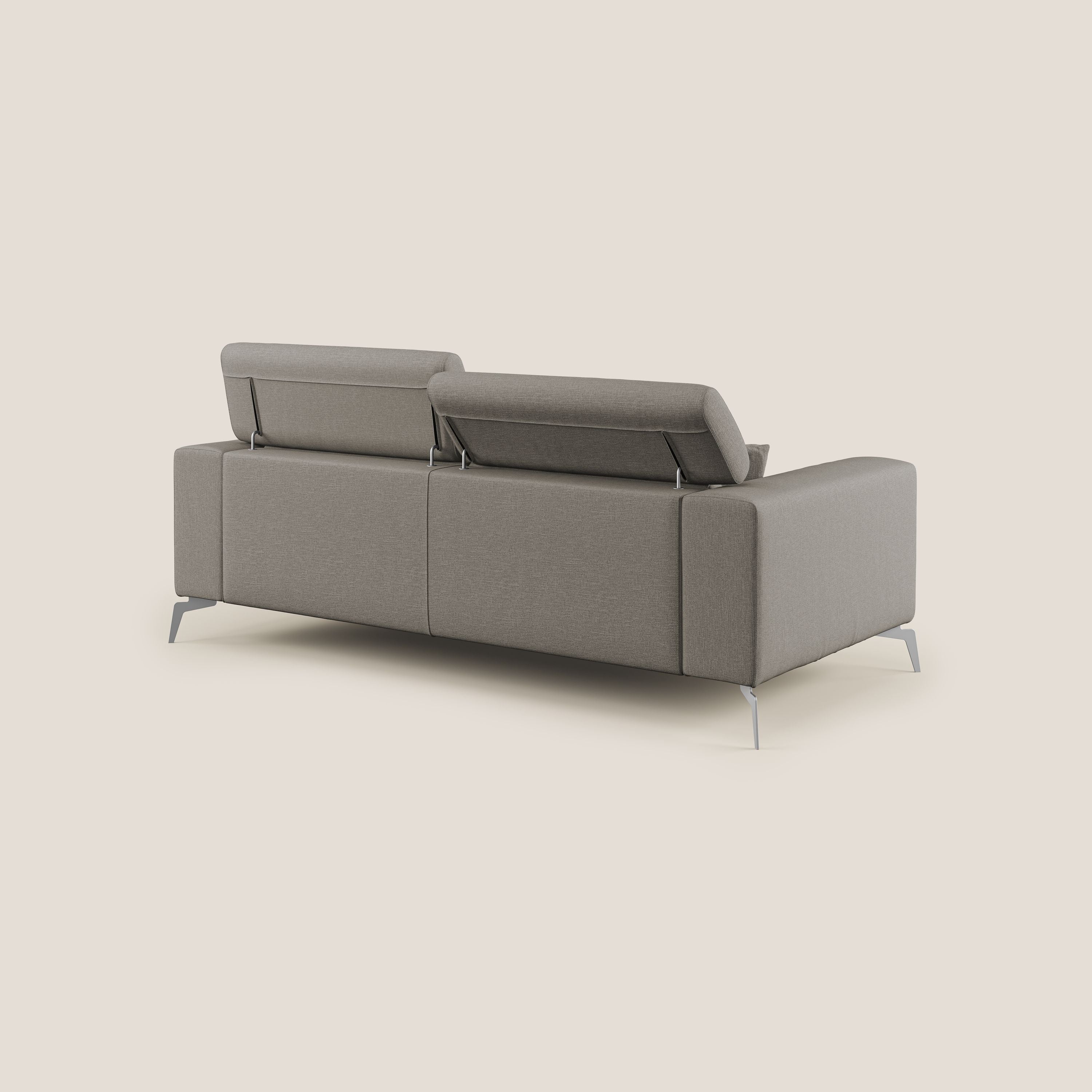 Blade canapé avec têtières inclinables en tissu imperméable mixte coton T13 Taupe tortora - Image 4