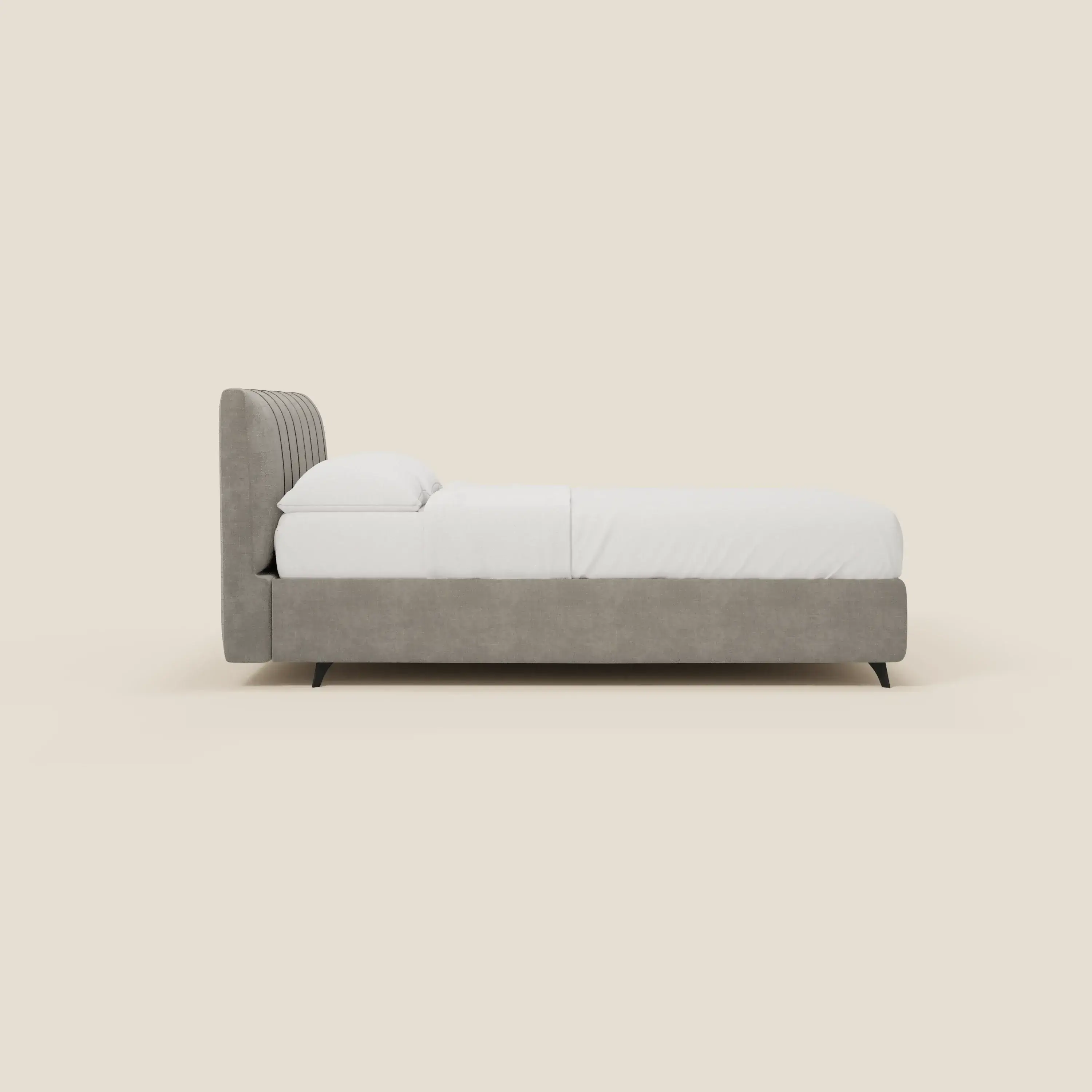 Bogart Lit coffre Édition Grande Fratello - déhoussable en tissu détachable T22 gris - Image 5