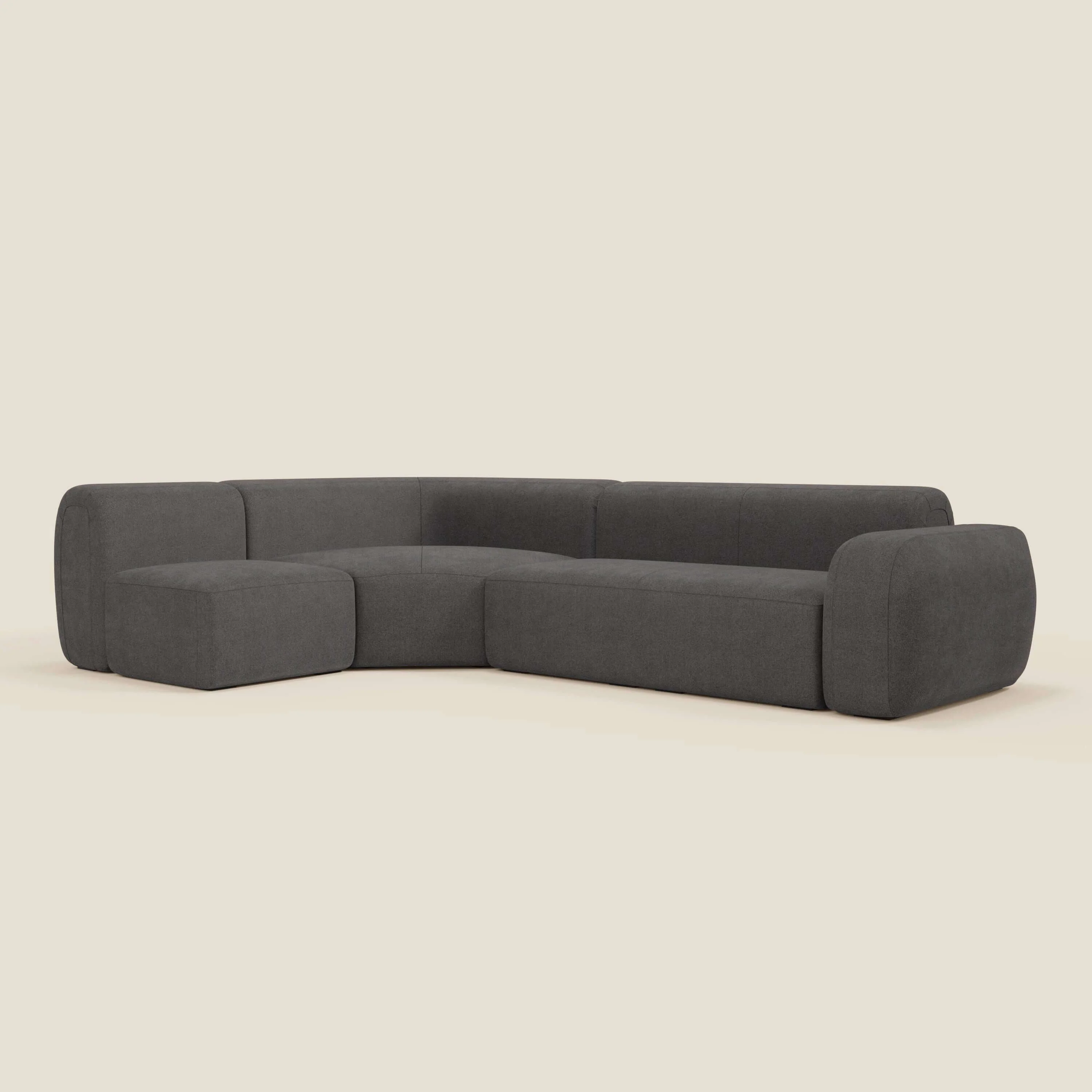 BonBon Canapè d'angle modulable - tissu détachable T23 anthracite - Image 10