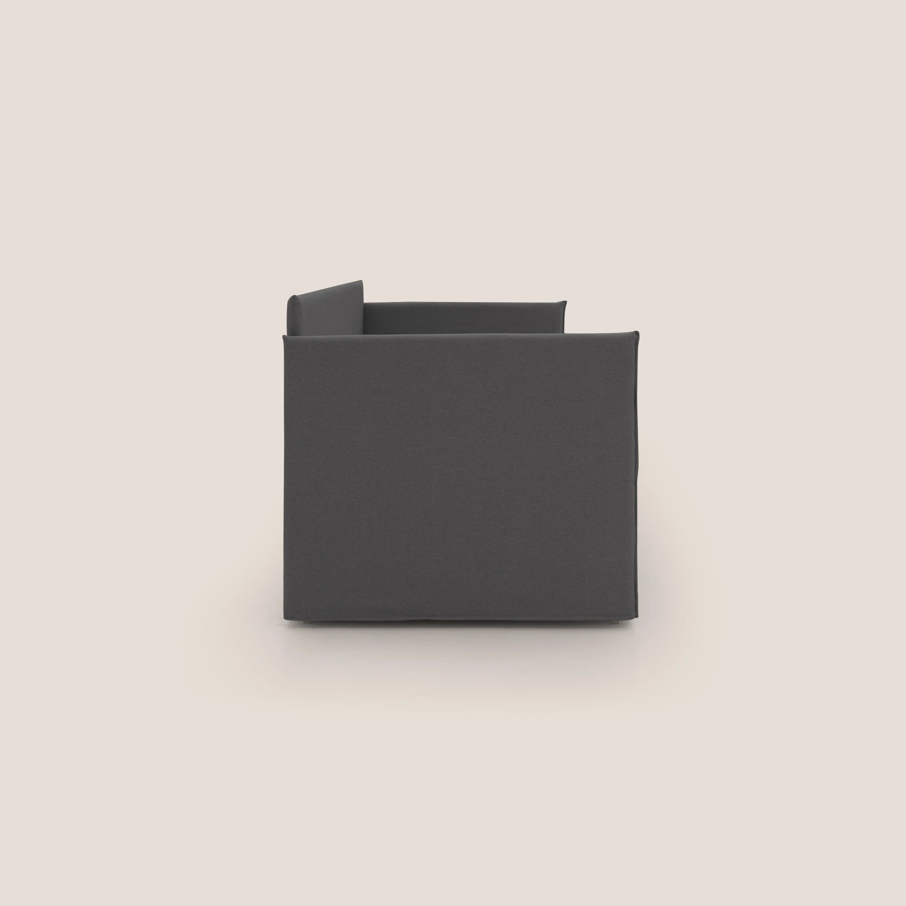 Brenta Canapé duplex avec lits jumeaux et tissu effet coton imperméable T13 anthracite - Image 5