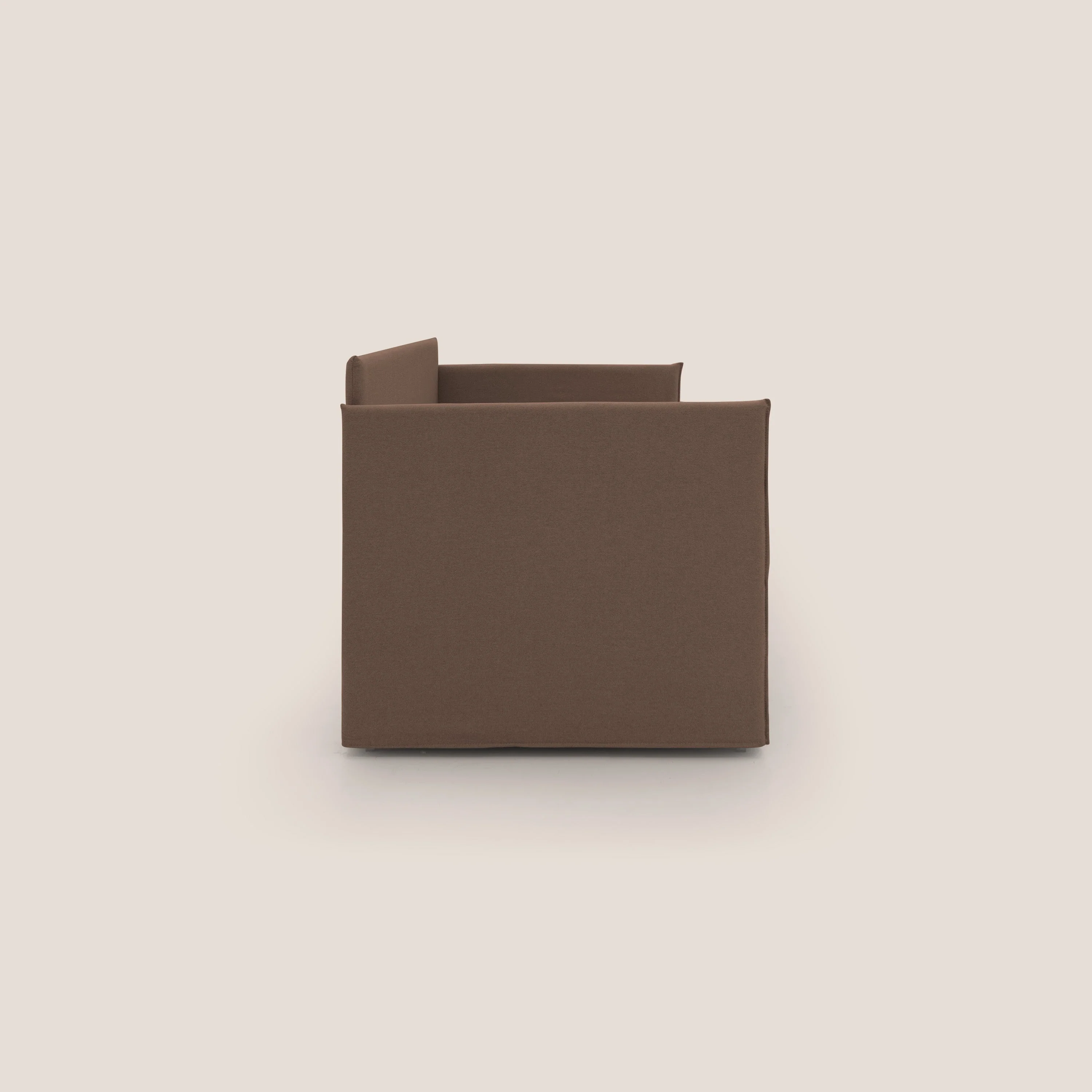 Brenta Canapé duplex avec lits jumeaux et tissu effet coton imperméable T13 marron - Image 4