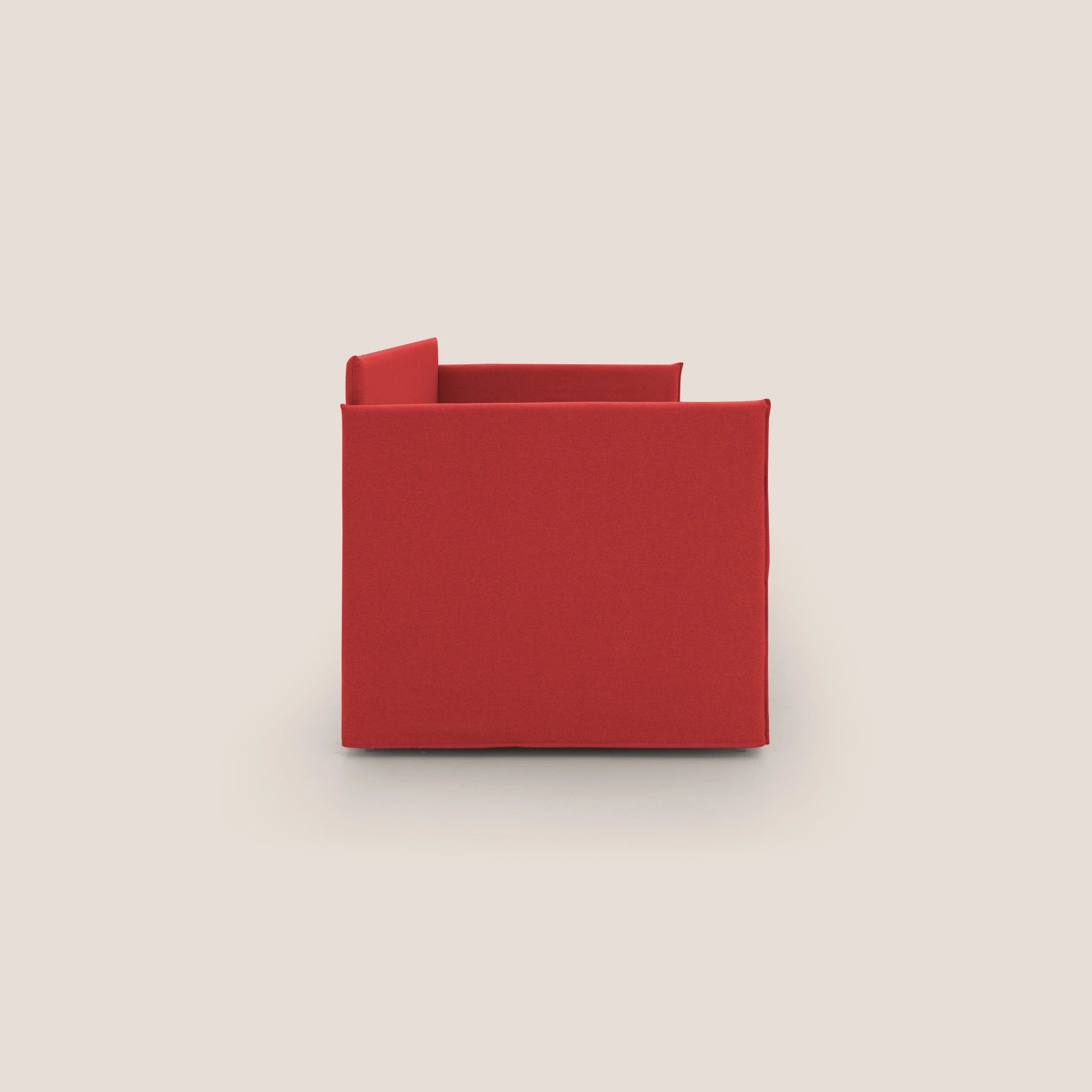 Brenta Canapé duplex avec lits jumeaux et tissu effet coton imperméable T13 rouge - Image 4