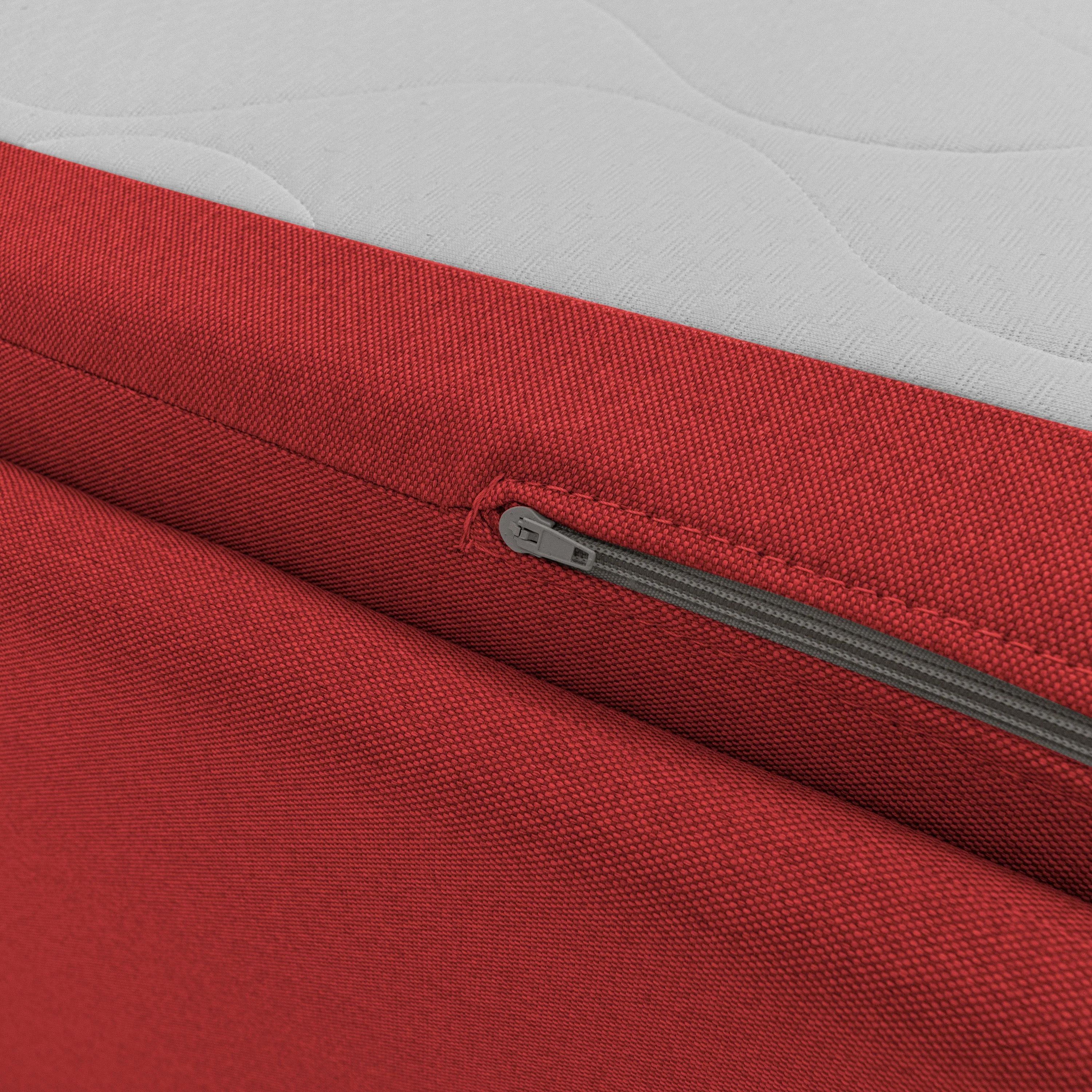Brenta Canapé duplex avec lits jumeaux et tissu effet coton imperméable T13 rouge - Image 7