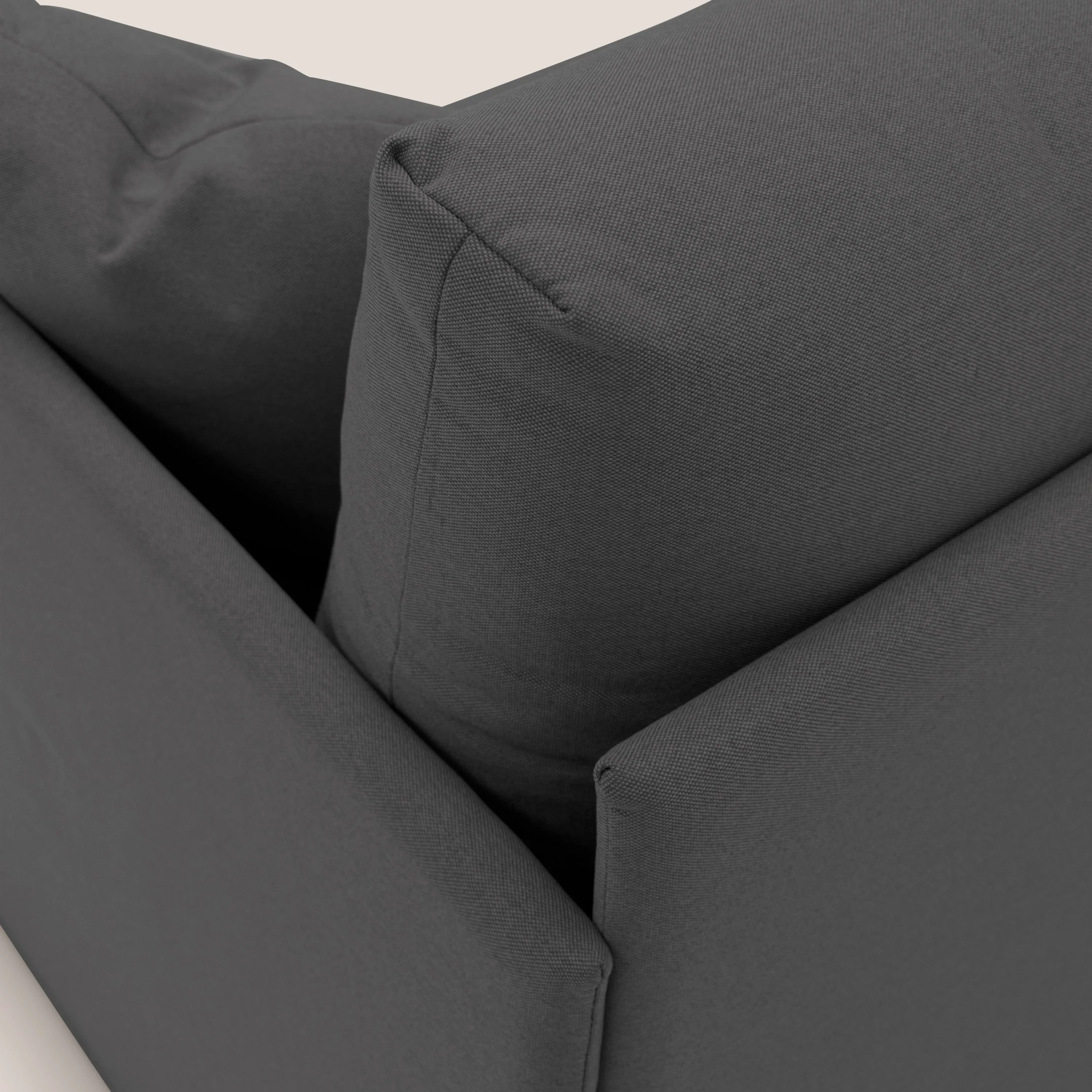 Brera Canapé duplex avec lits jumeaux et tissu effet coton imperméable T13 anthracite - Image 5