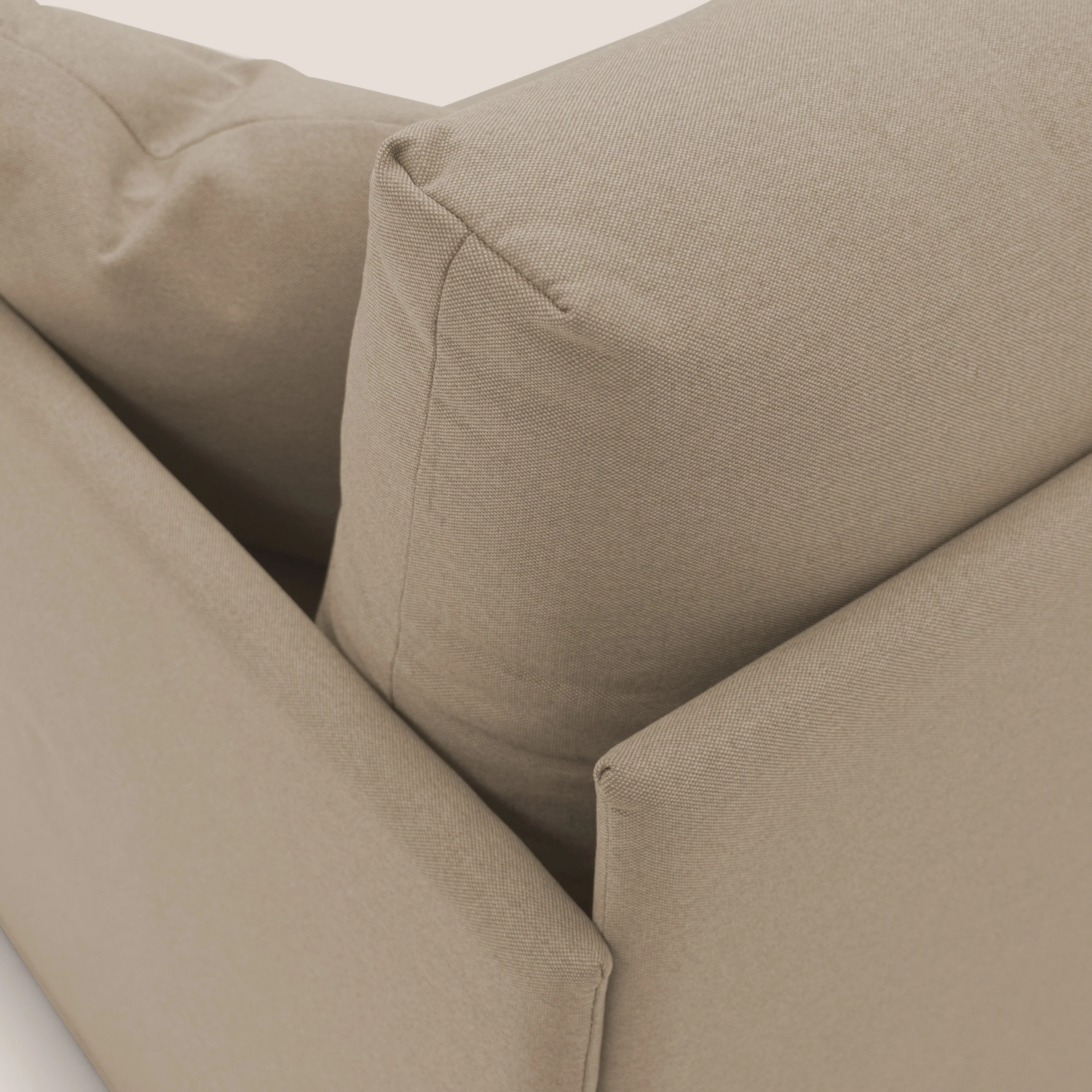 Brera Canapé duplex avec lits jumeaux et tissu effet coton imperméable T13 beige - Image 5