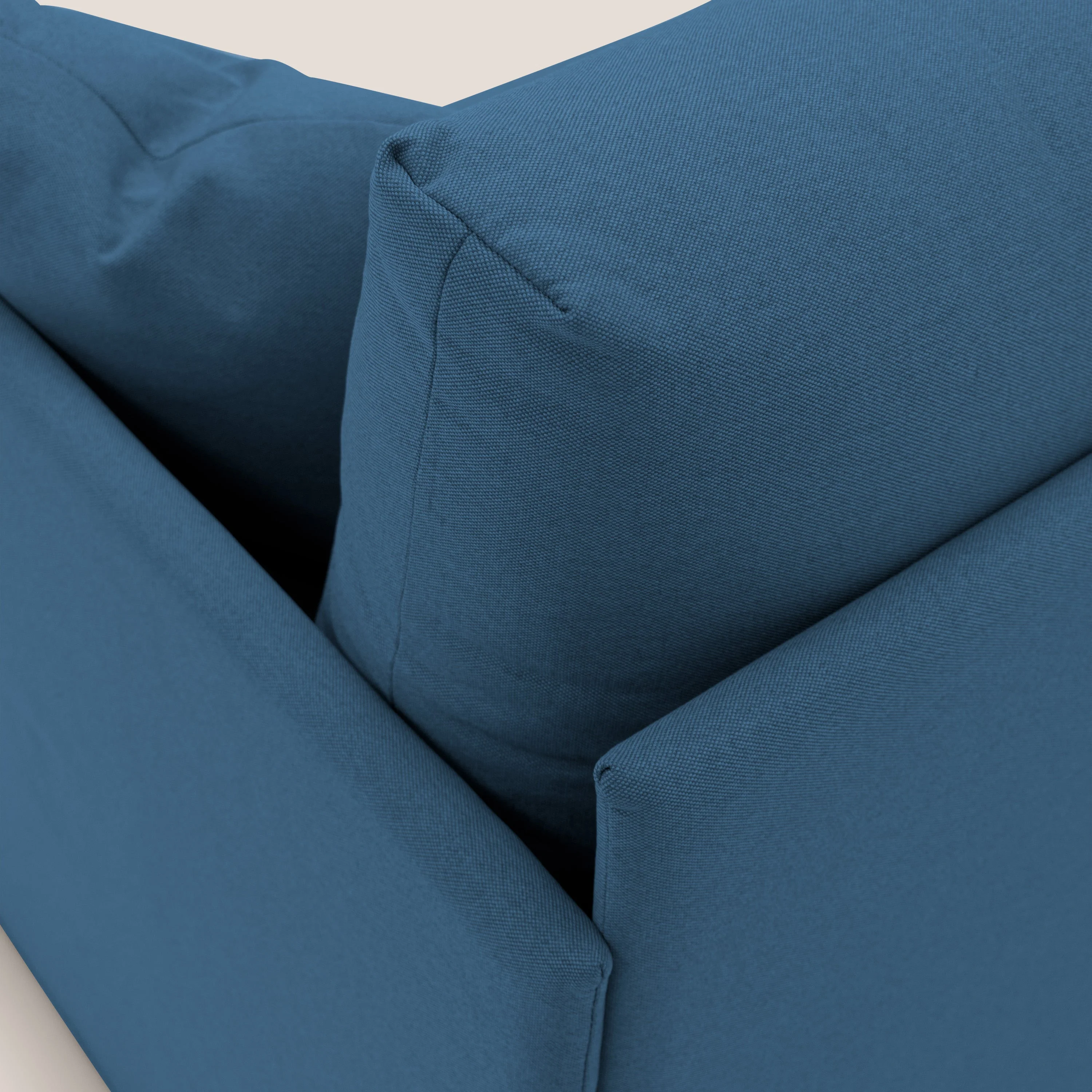 Brera Canapé duplex avec lits jumeaux et tissu effet coton imperméable T13 bleu - Image 5