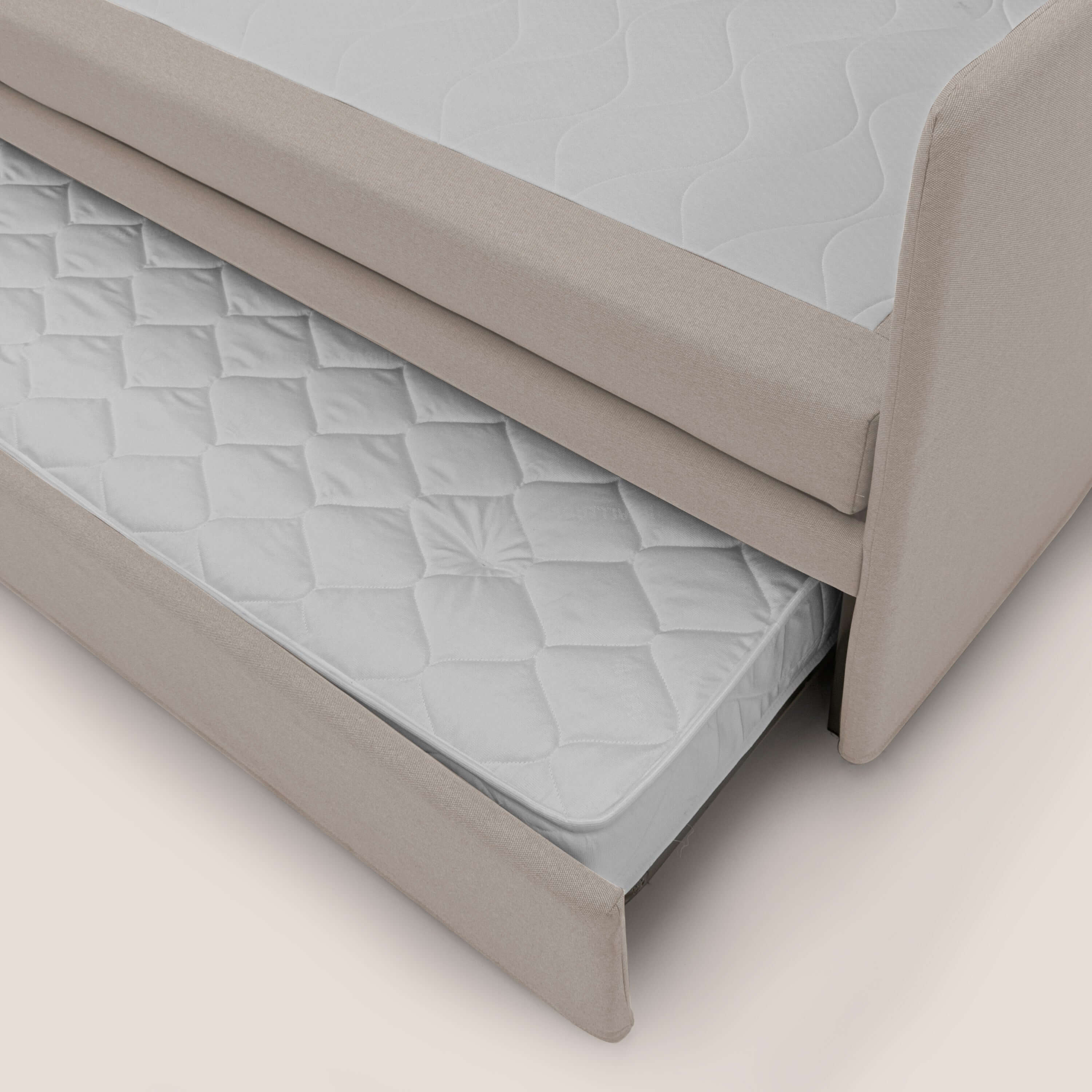 Brera Canapé duplex avec lits jumeaux et tissu effet coton imperméable T13 crème - Image 7