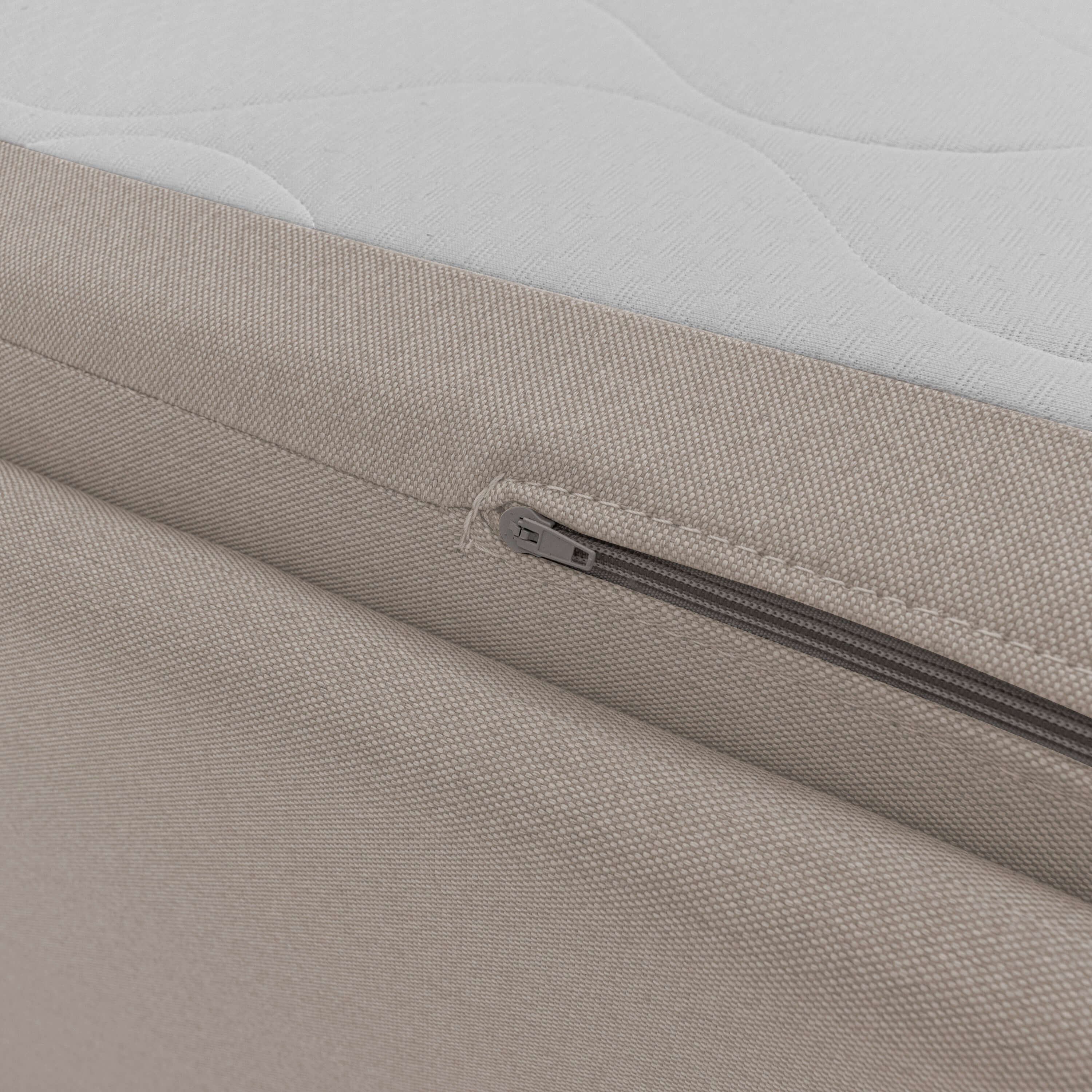 Brera Canapé duplex avec lits jumeaux et tissu effet coton imperméable T13 crème - Image 8